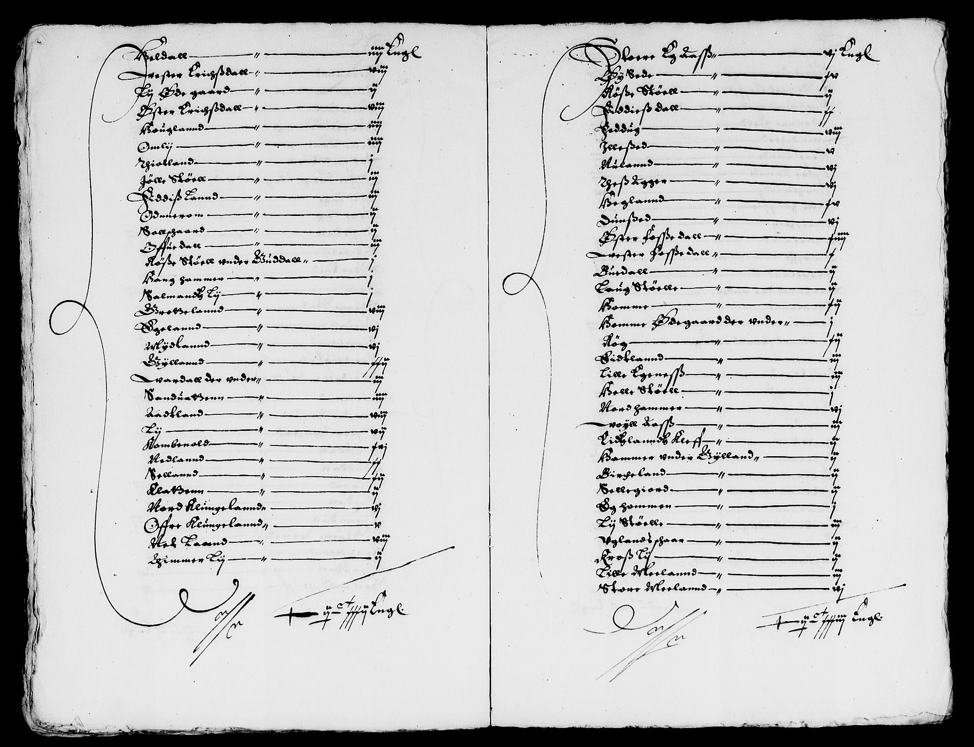 Rentekammeret inntil 1814, Reviderte regnskaper, Lensregnskaper, AV/RA-EA-5023/R/Rb/Rbr/L0016: Lista len, 1645-1647