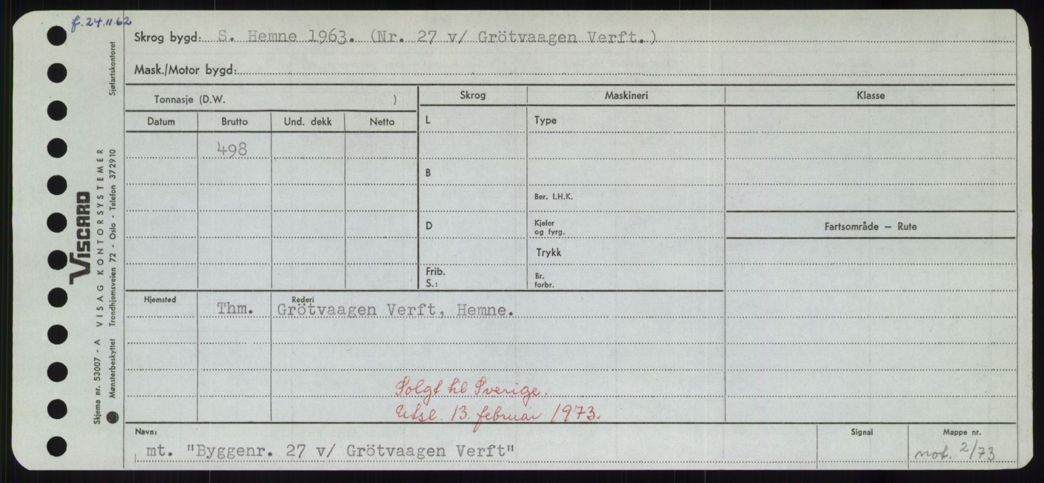 Sjøfartsdirektoratet med forløpere, Skipsmålingen, AV/RA-S-1627/H/Hd/L0006: Fartøy, Byg-Båt, p. 297