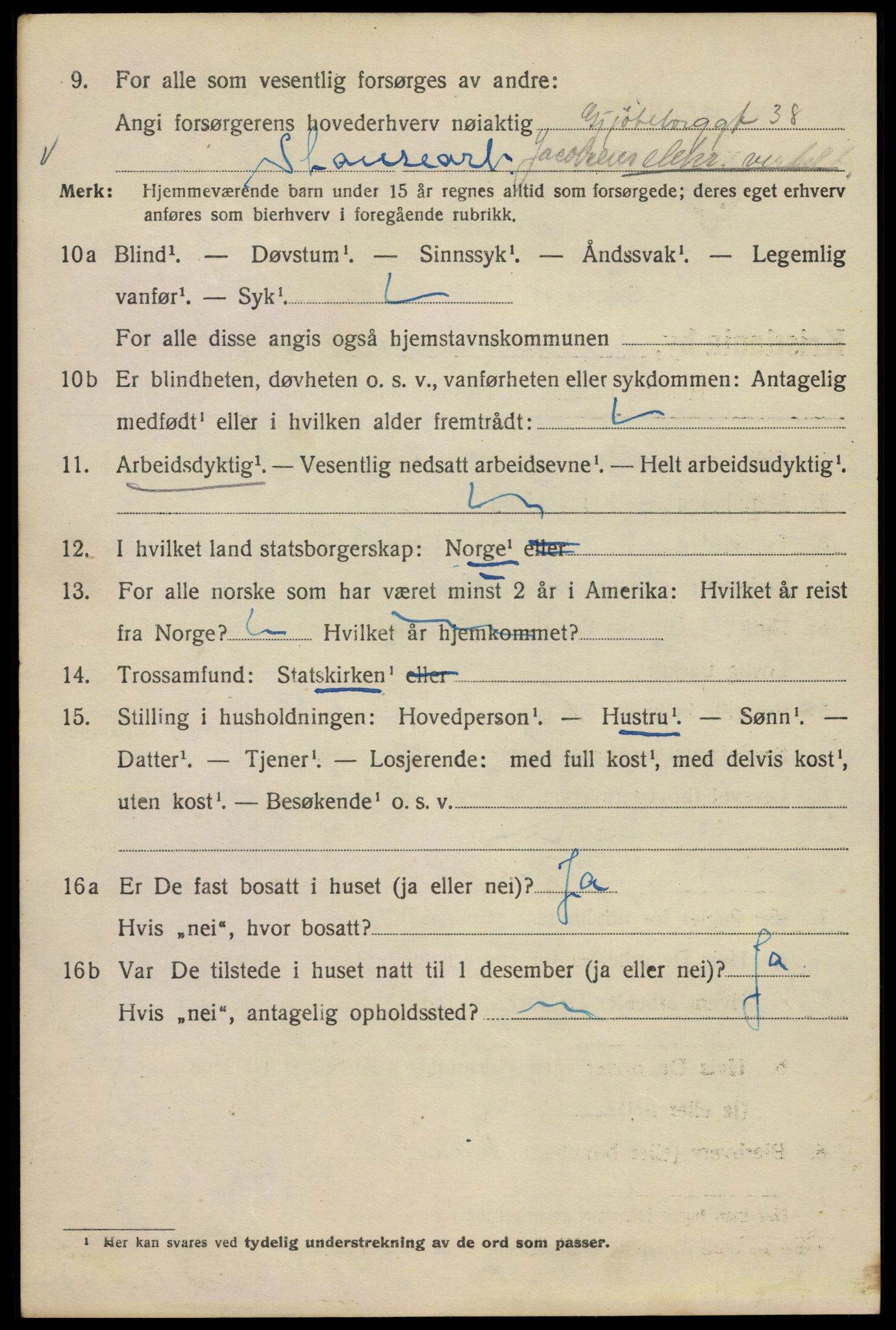 SAO, 1920 census for Kristiania, 1920, p. 392156