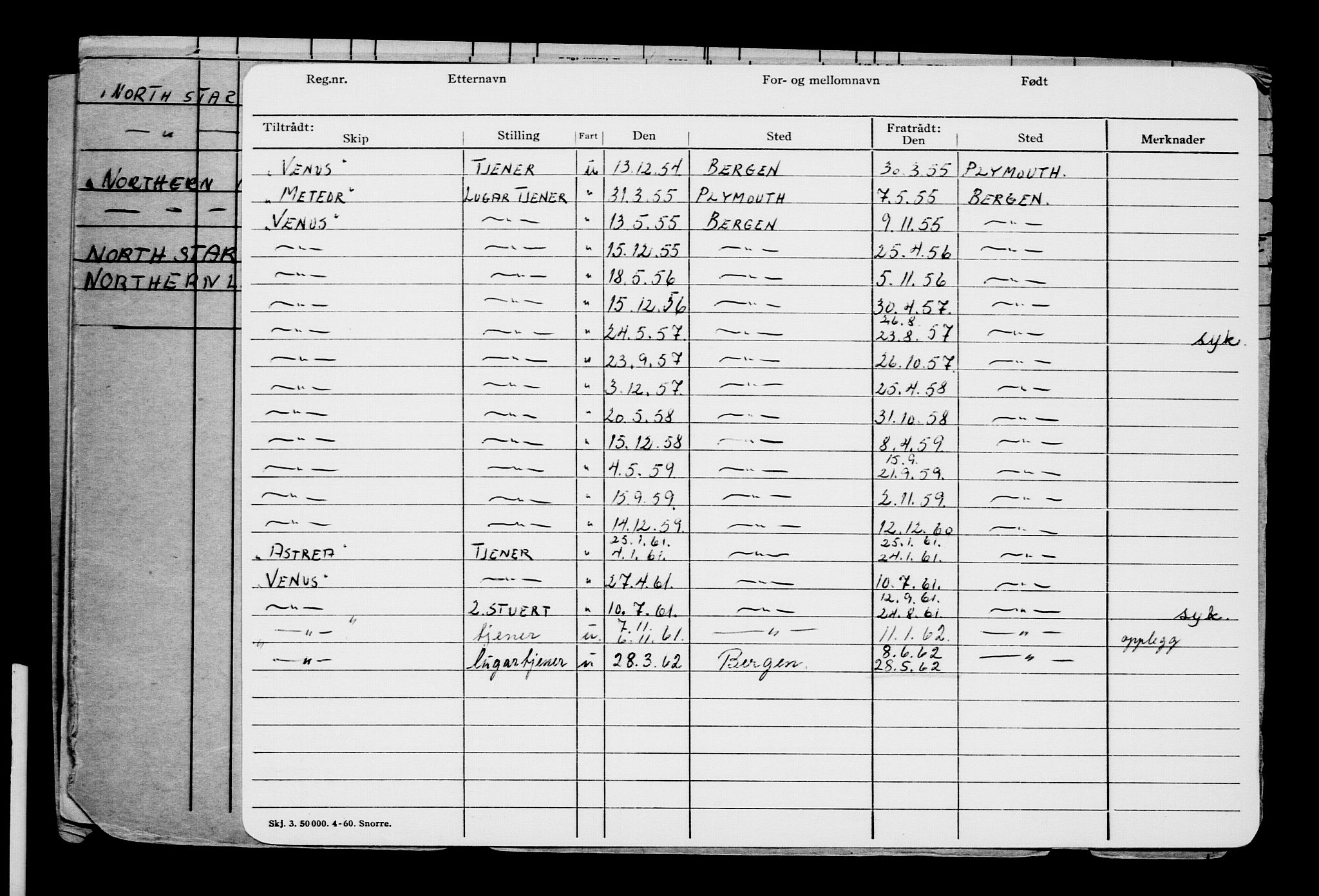 Direktoratet for sjømenn, AV/RA-S-3545/G/Gb/L0066: Hovedkort, 1906, p. 261