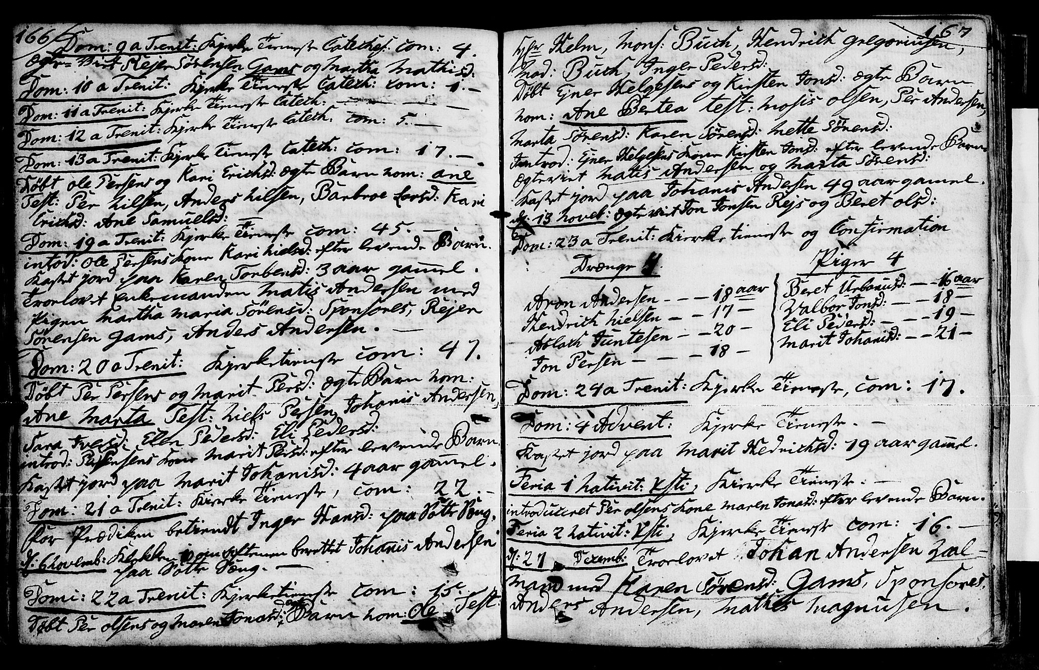 Loppa sokneprestkontor, SATØ/S-1339/H/Ha/L0001kirke: Parish register (official) no. 1 /1, 1753-1784, p. 166-167