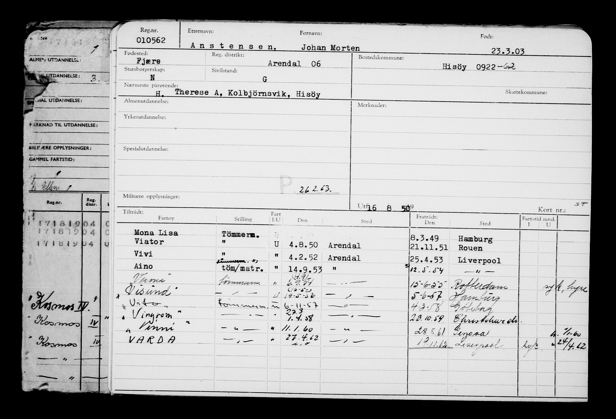 Direktoratet for sjømenn, RA/S-3545/G/Gb/L0048: Hovedkort, 1903, p. 440