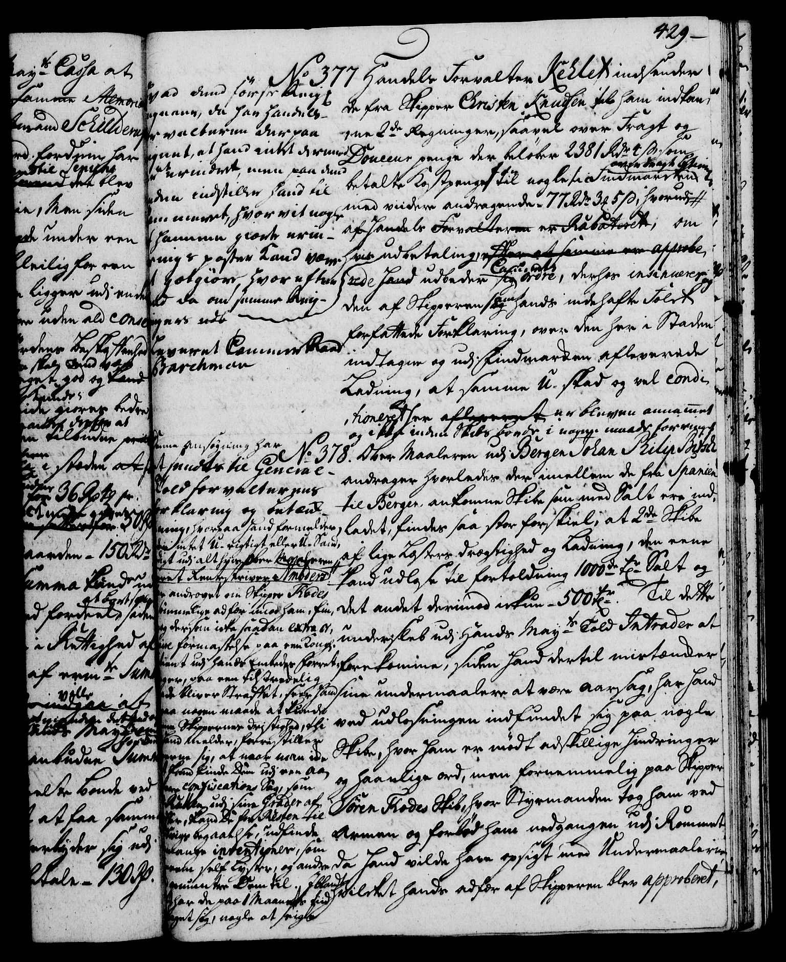 Rentekammeret, Kammerkanselliet, RA/EA-3111/G/Gh/Gha/L0023: Norsk ekstraktmemorialprotokoll (merket RK 53.68), 1741-1742, p. 429