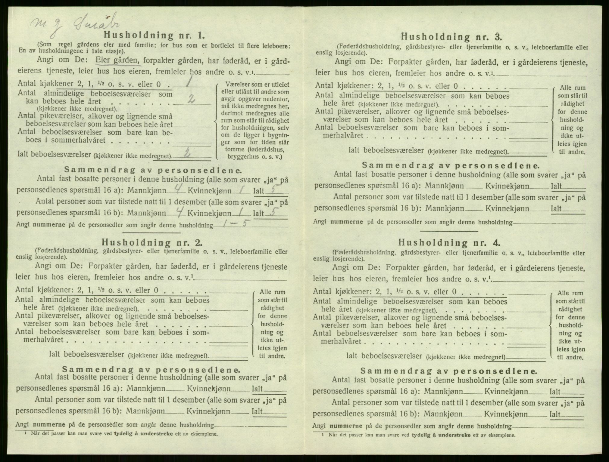 SAKO, 1920 census for Lier, 1920, p. 2735