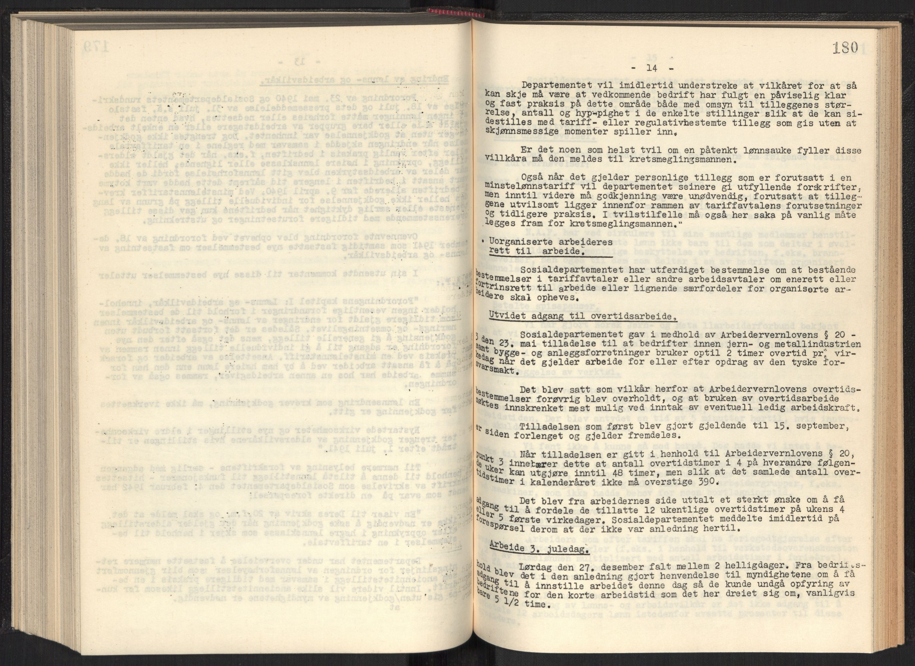 Teknologibedriftenes Landsforening TBL, RA/PA-1700/A/Ad/L0006: Årsberetning med register, 1937-1943, p. 180