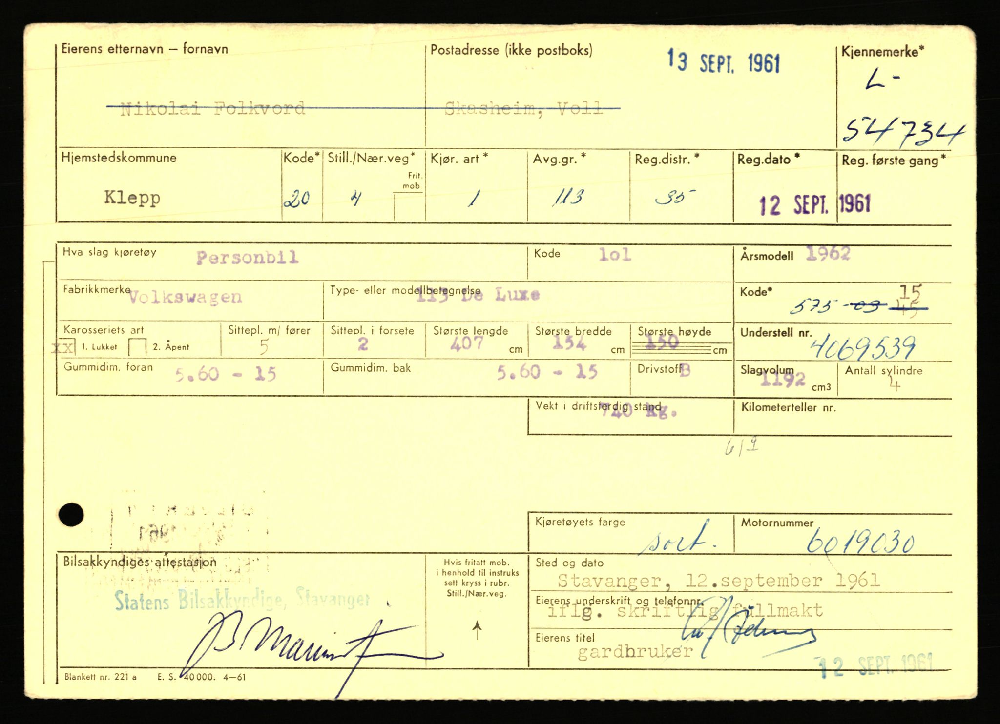 Stavanger trafikkstasjon, AV/SAST-A-101942/0/F/L0054: L-54200 - L-55699, 1930-1971, p. 1105