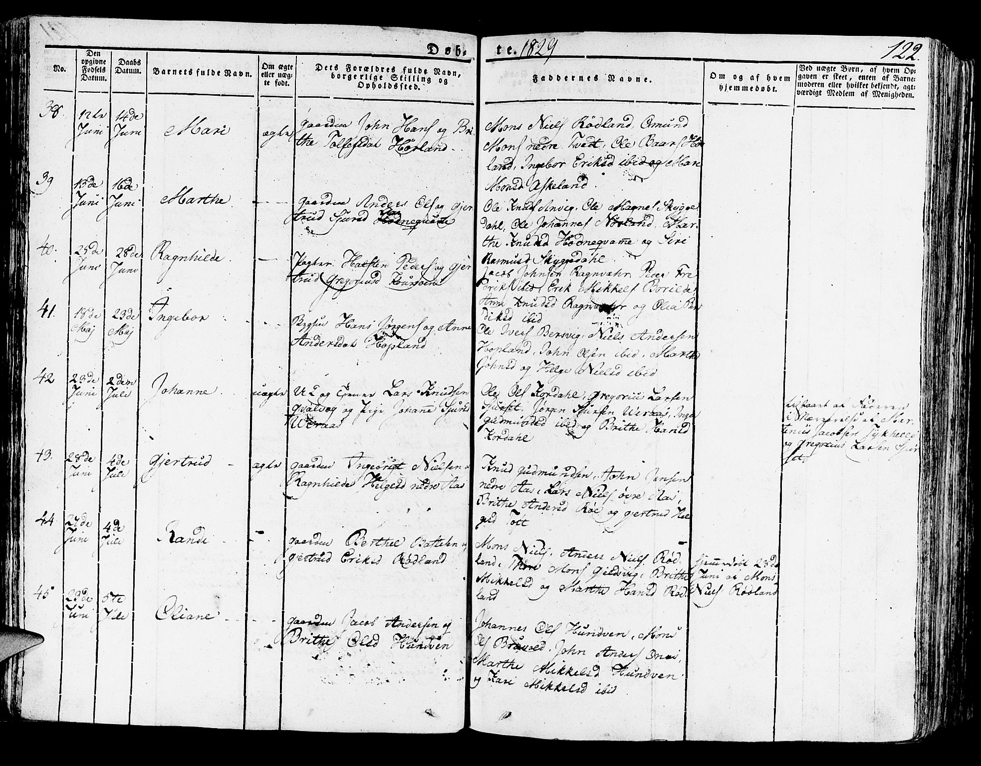 Lindås Sokneprestembete, AV/SAB-A-76701/H/Haa/Haaa/L0008: Parish register (official) no. A 8, 1823-1836, p. 122