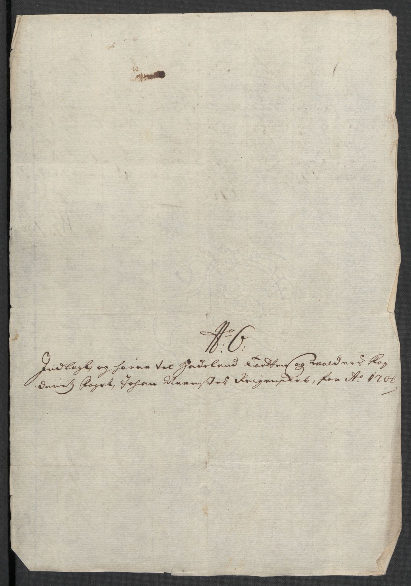 Rentekammeret inntil 1814, Reviderte regnskaper, Fogderegnskap, RA/EA-4092/R18/L1304: Fogderegnskap Hadeland, Toten og Valdres, 1706, p. 281