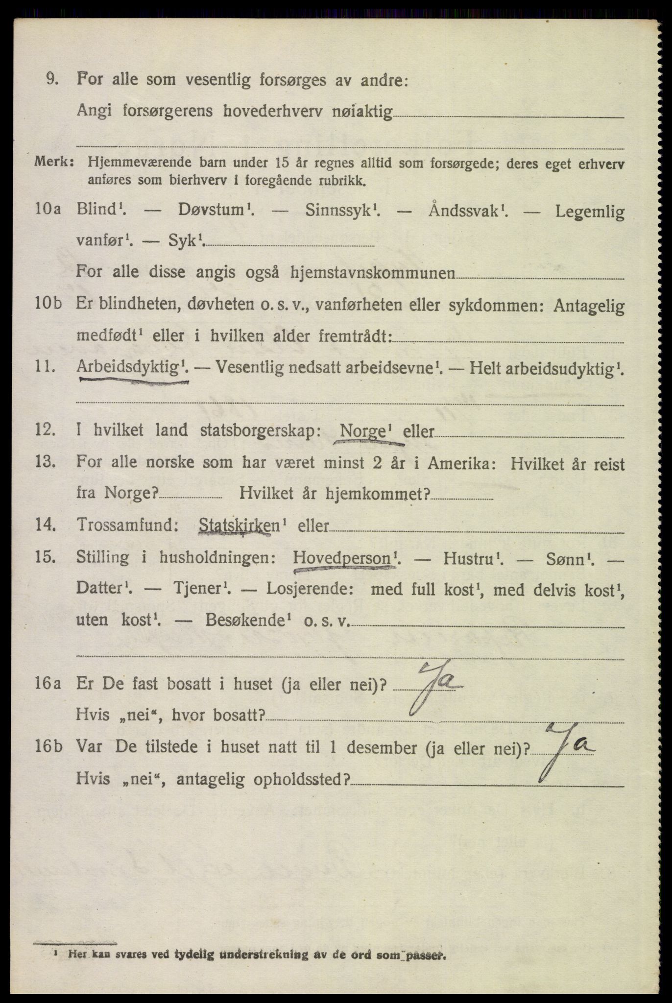 SAH, 1920 census for Trysil, 1920, p. 7548