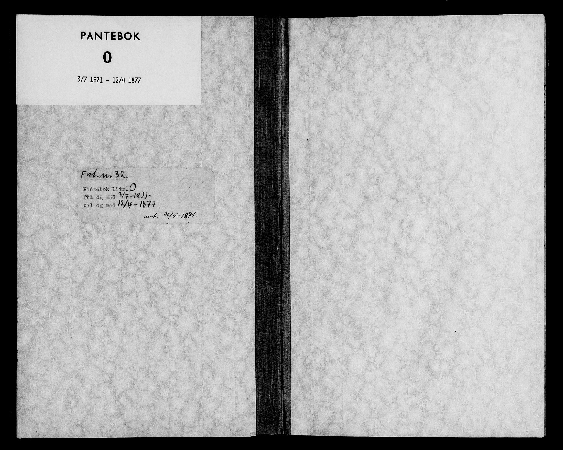 Stjør- og Verdal sorenskriveri, AV/SAT-A-4167/1/2/2C/L0027: Mortgage book no. O, 1871-1877