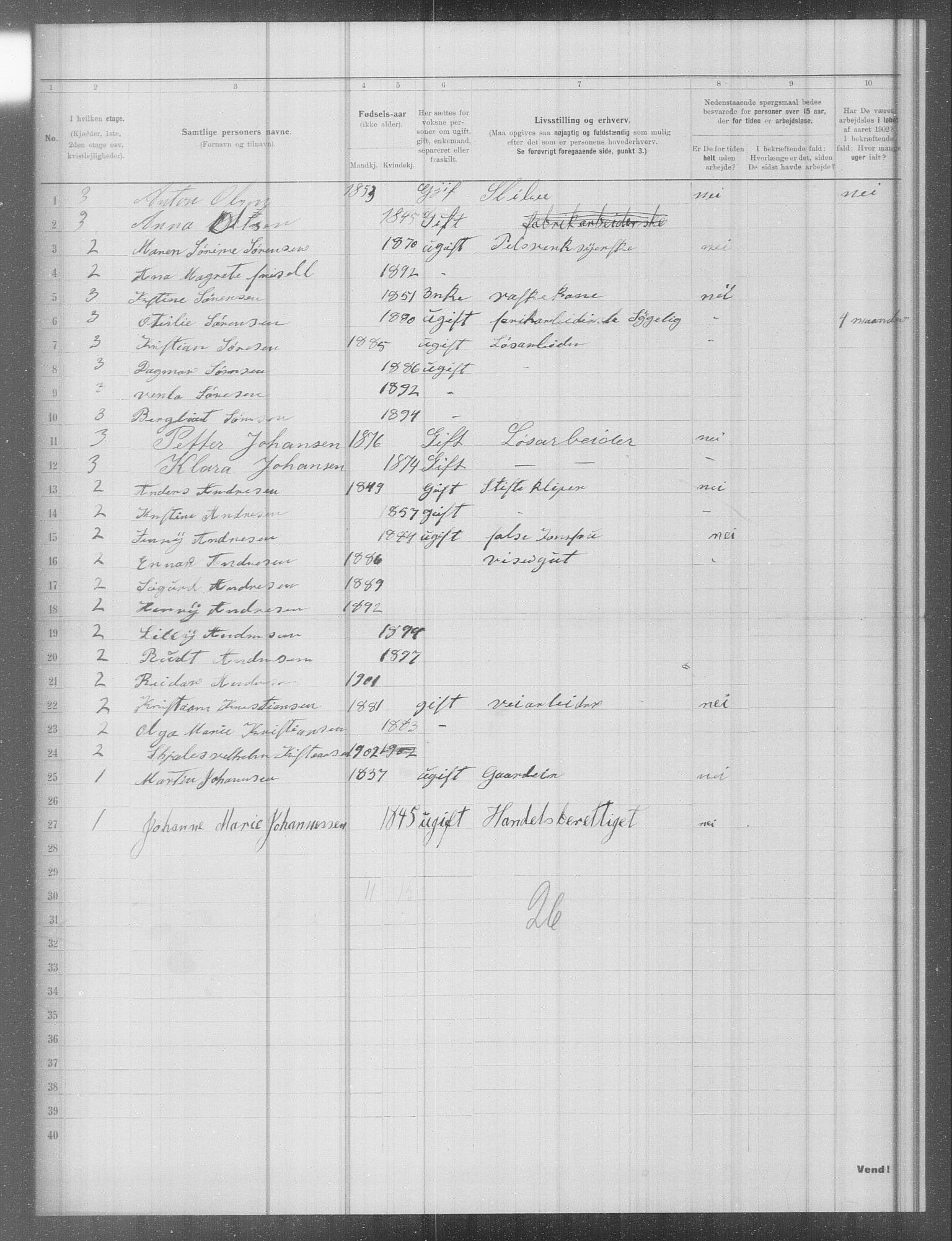 OBA, Municipal Census 1902 for Kristiania, 1902, p. 10347