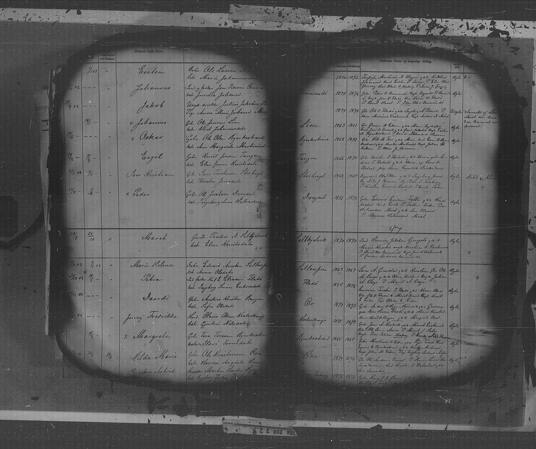 Kristiansund sokneprestkontor, SAT/A-1068/1/I/I1: Parish register (copy) no. 31, 1880-1918, p. 47