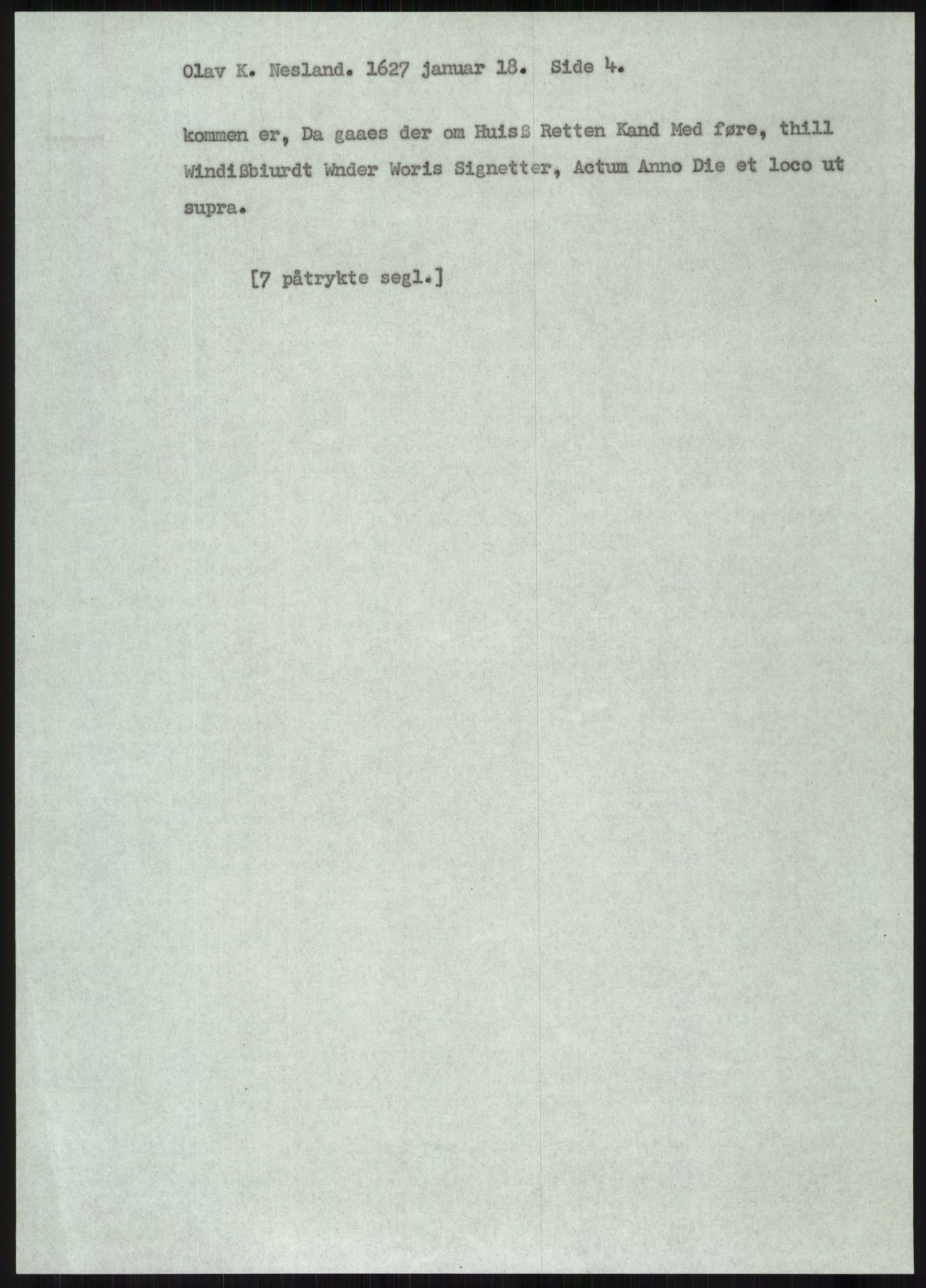 Samlinger til kildeutgivelse, Diplomavskriftsamlingen, AV/RA-EA-4053/H/Ha, p. 3263