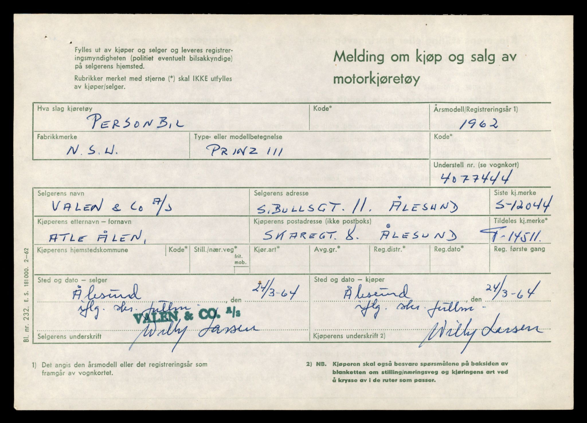 Møre og Romsdal vegkontor - Ålesund trafikkstasjon, AV/SAT-A-4099/F/Fe/L0046: Registreringskort for kjøretøy T 14445 - T 14579, 1927-1998