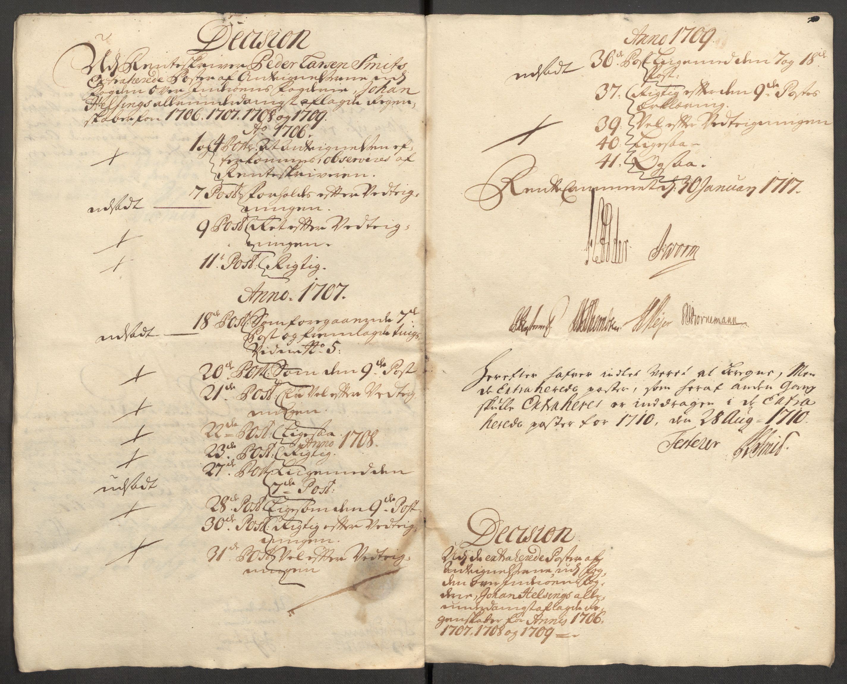 Rentekammeret inntil 1814, Reviderte regnskaper, Fogderegnskap, AV/RA-EA-4092/R63/L4317: Fogderegnskap Inderøy, 1709, p. 467