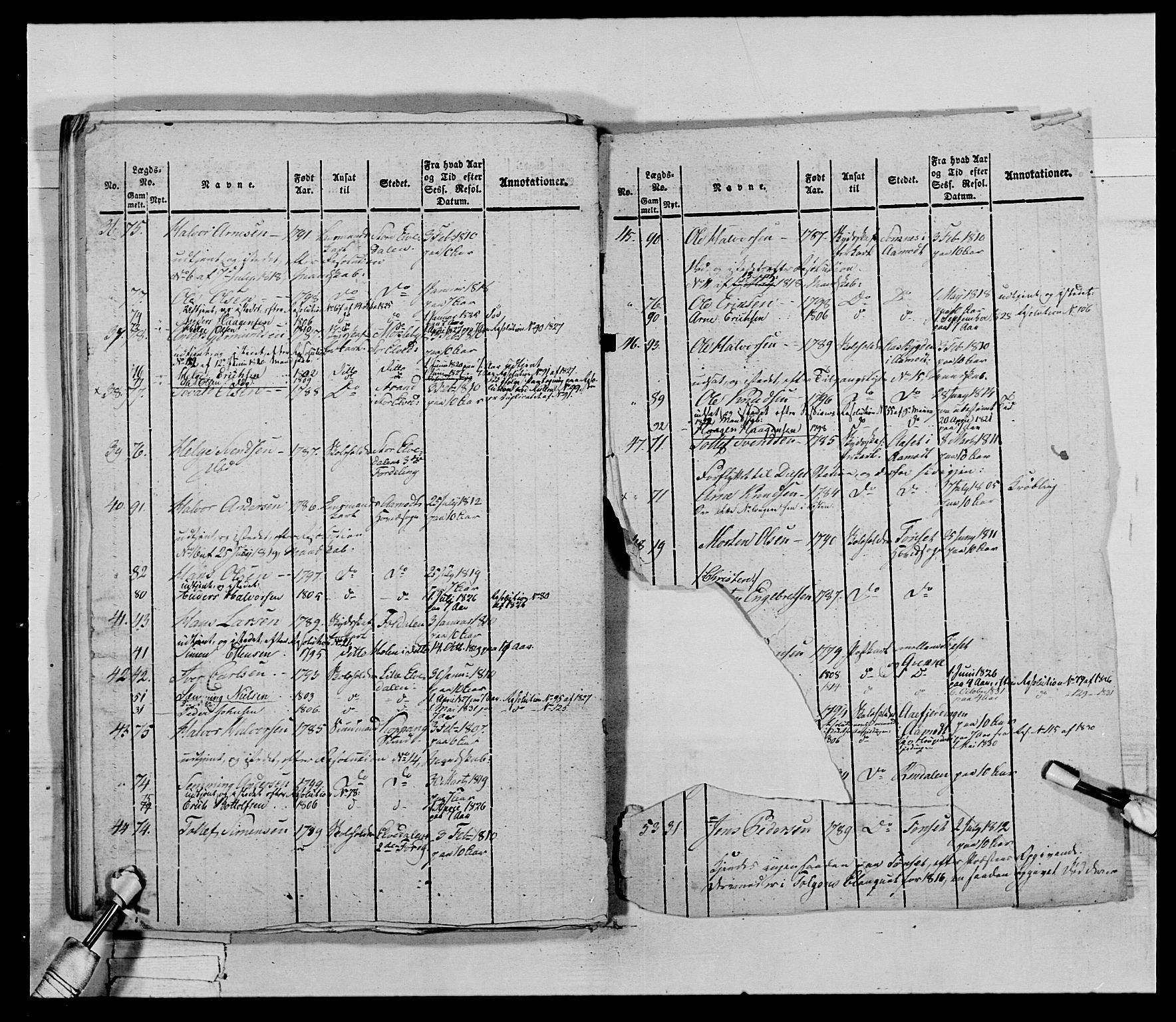 Generalitets- og kommissariatskollegiet, Det kongelige norske kommissariatskollegium, AV/RA-EA-5420/E/Eh/L0027: Skiløperkompaniene, 1812-1832, p. 568