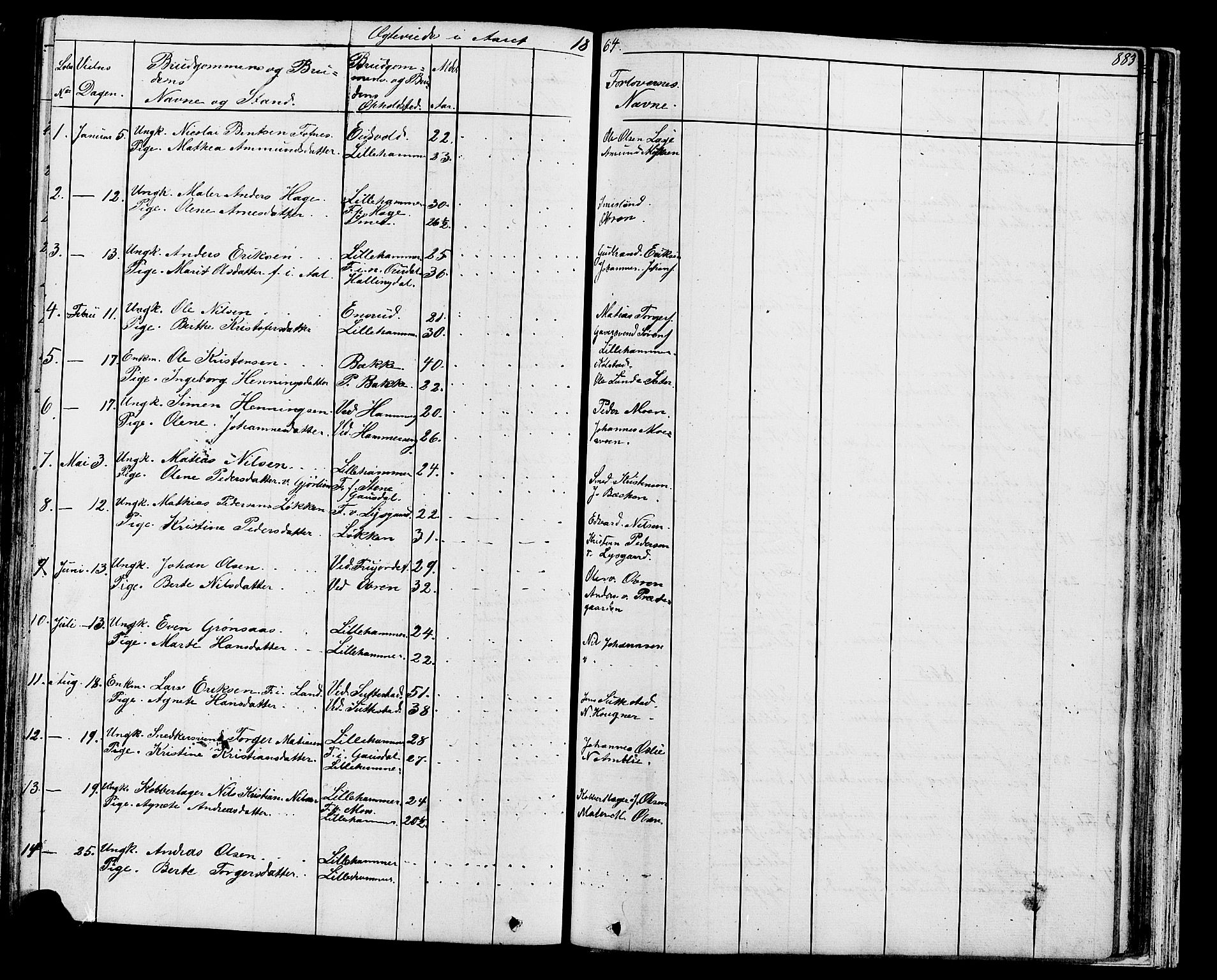 Fåberg prestekontor, SAH/PREST-086/H/Ha/Hab/L0007: Parish register (copy) no. 7, 1856-1891, p. 882-883