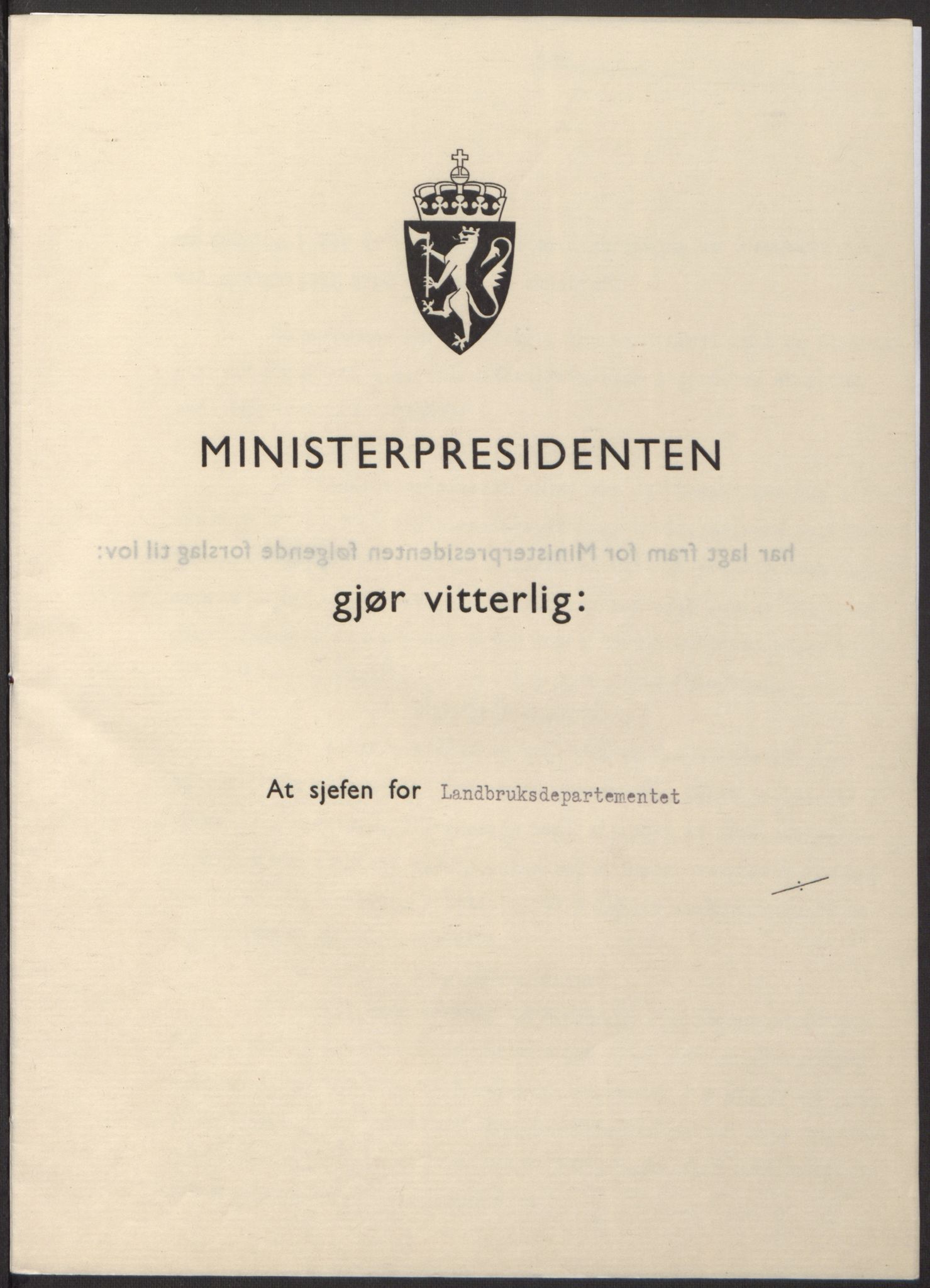 NS-administrasjonen 1940-1945 (Statsrådsekretariatet, de kommisariske statsråder mm), RA/S-4279/D/Db/L0098: Lover II, 1942, p. 23