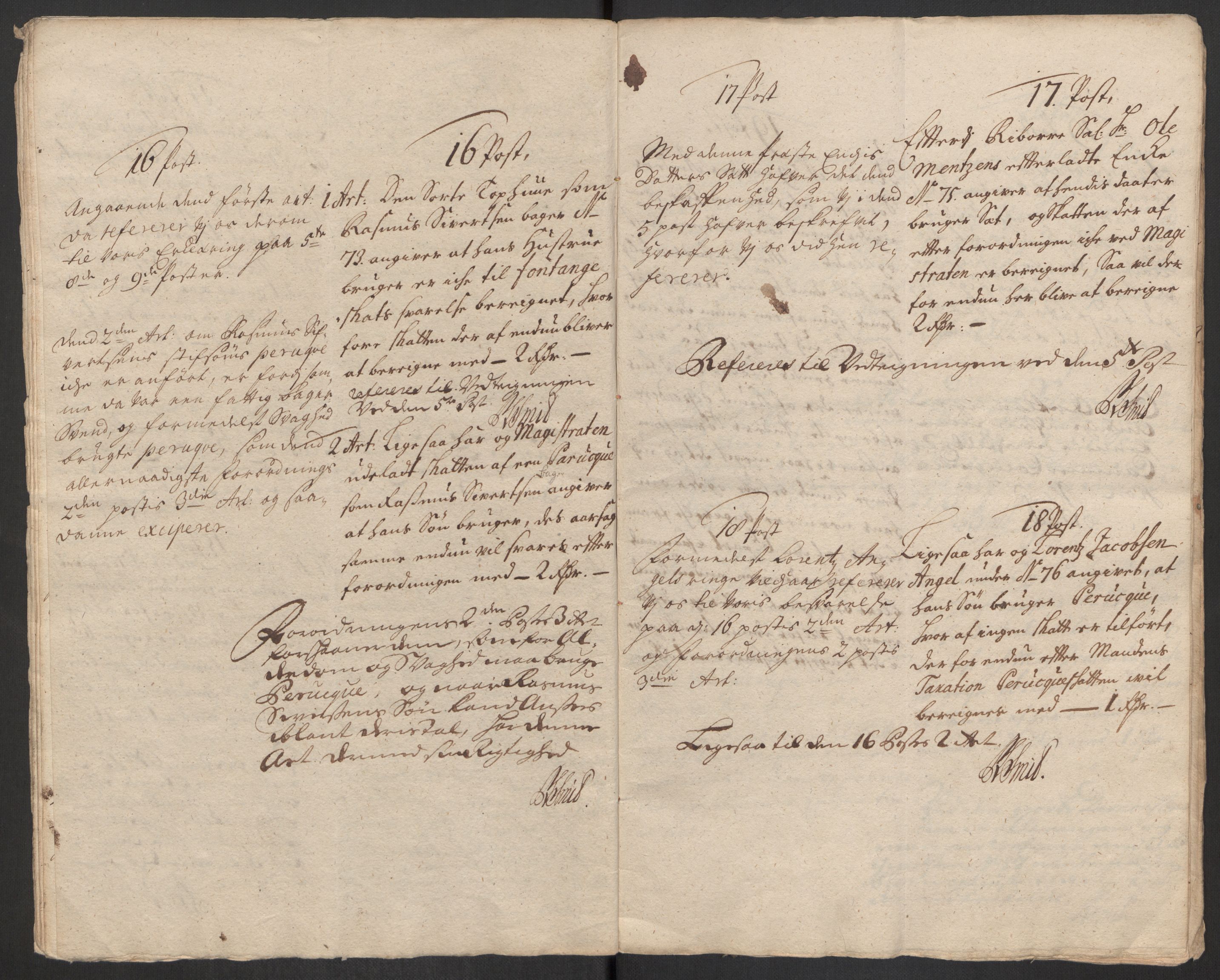 Rentekammeret inntil 1814, Reviderte regnskaper, Byregnskaper, AV/RA-EA-4066/R/Rs/L0507: [S3] Kontribusjonsregnskap, 1699-1711, p. 709