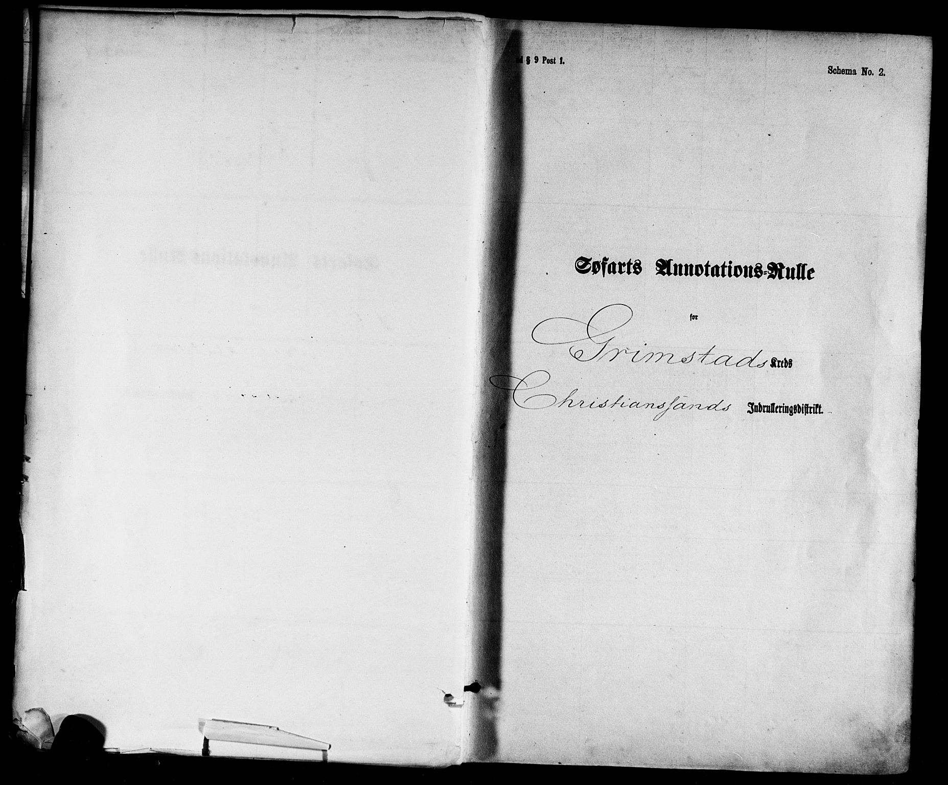 Grimstad mønstringskrets, SAK/2031-0013/F/Fa/L0001: Annotasjonsrulle nr 1-1920 med register, F-1, 1870-1892, p. 21