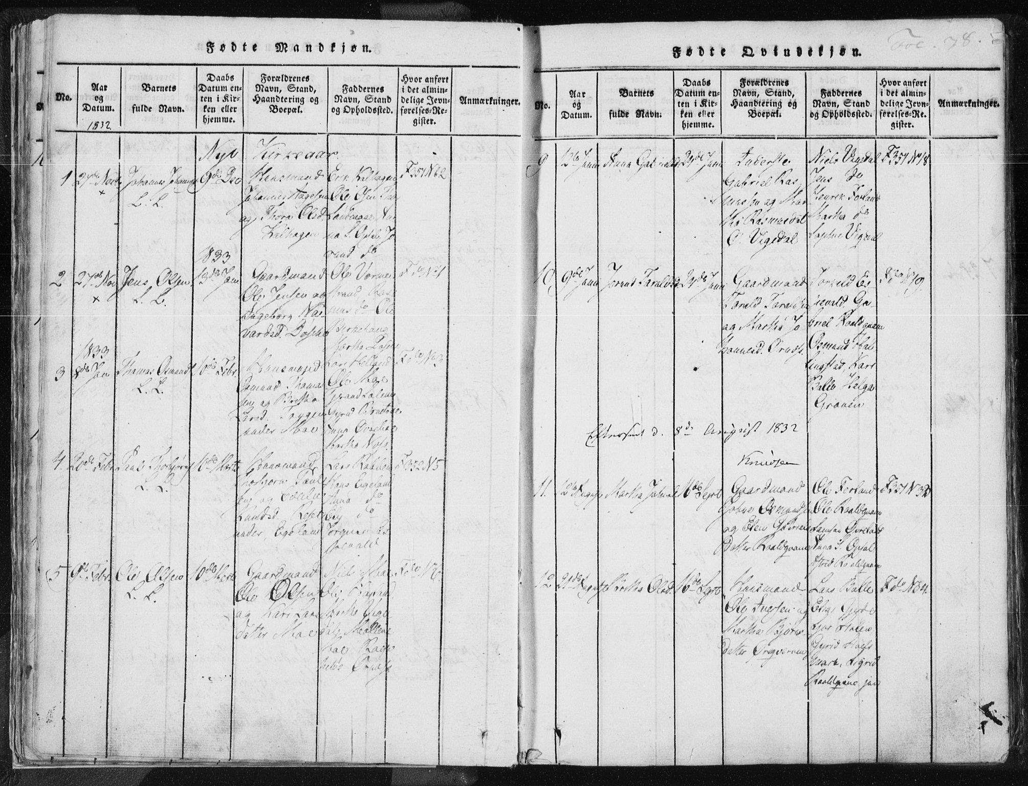 Vikedal sokneprestkontor, AV/SAST-A-101840/01/IV: Parish register (official) no. A 3, 1817-1850, p. 38