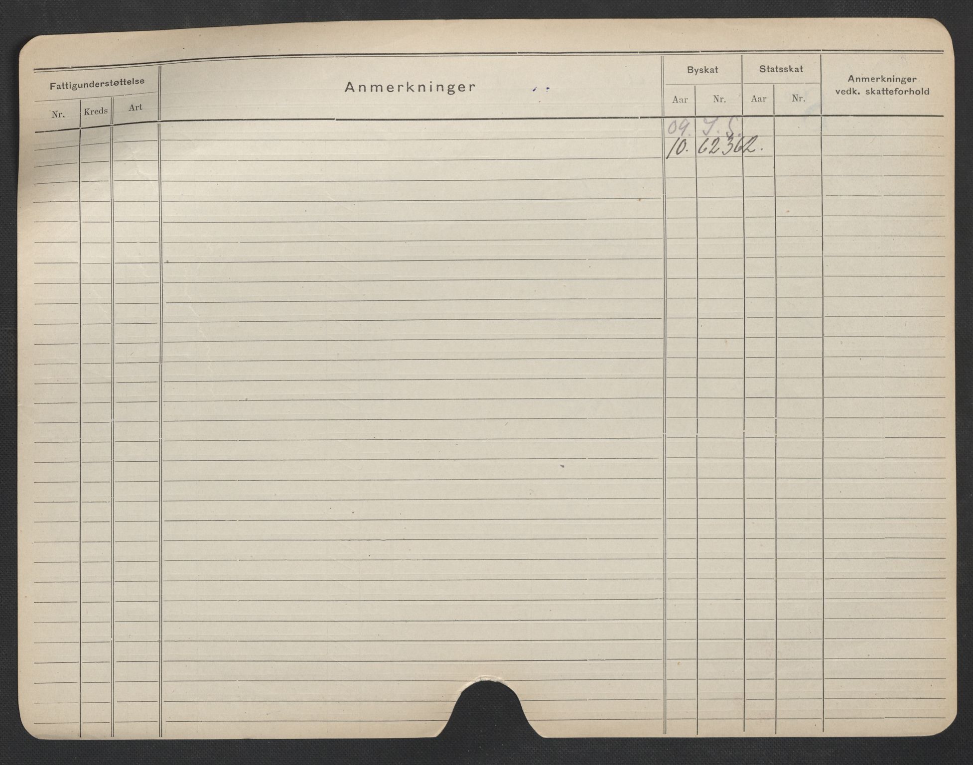 Oslo folkeregister, Registerkort, AV/SAO-A-11715/F/Fa/Fac/L0007: Menn, 1906-1914, p. 599b