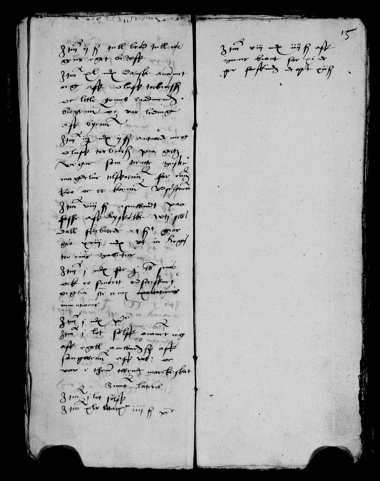 Rentekammeret inntil 1814, Reviderte regnskaper, Lensregnskaper, AV/RA-EA-5023/R/Ra/L0011: Bergenhus len, 1522-1557