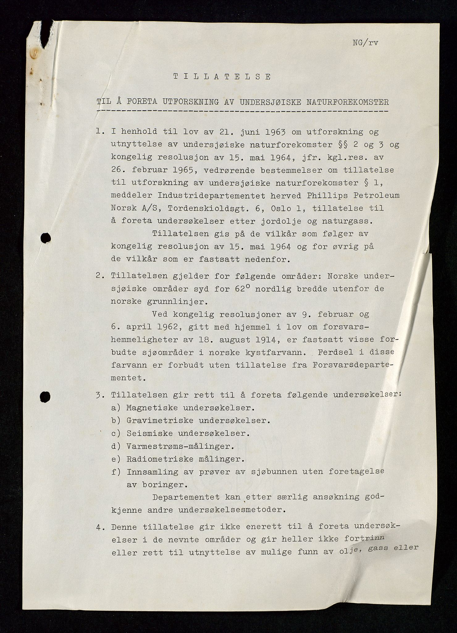 Industridepartementet, Oljekontoret, AV/SAST-A-101348/Da/L0003: Arkivnøkkel 711 Undersøkelser og utforskning, 1963-1971, p. 181