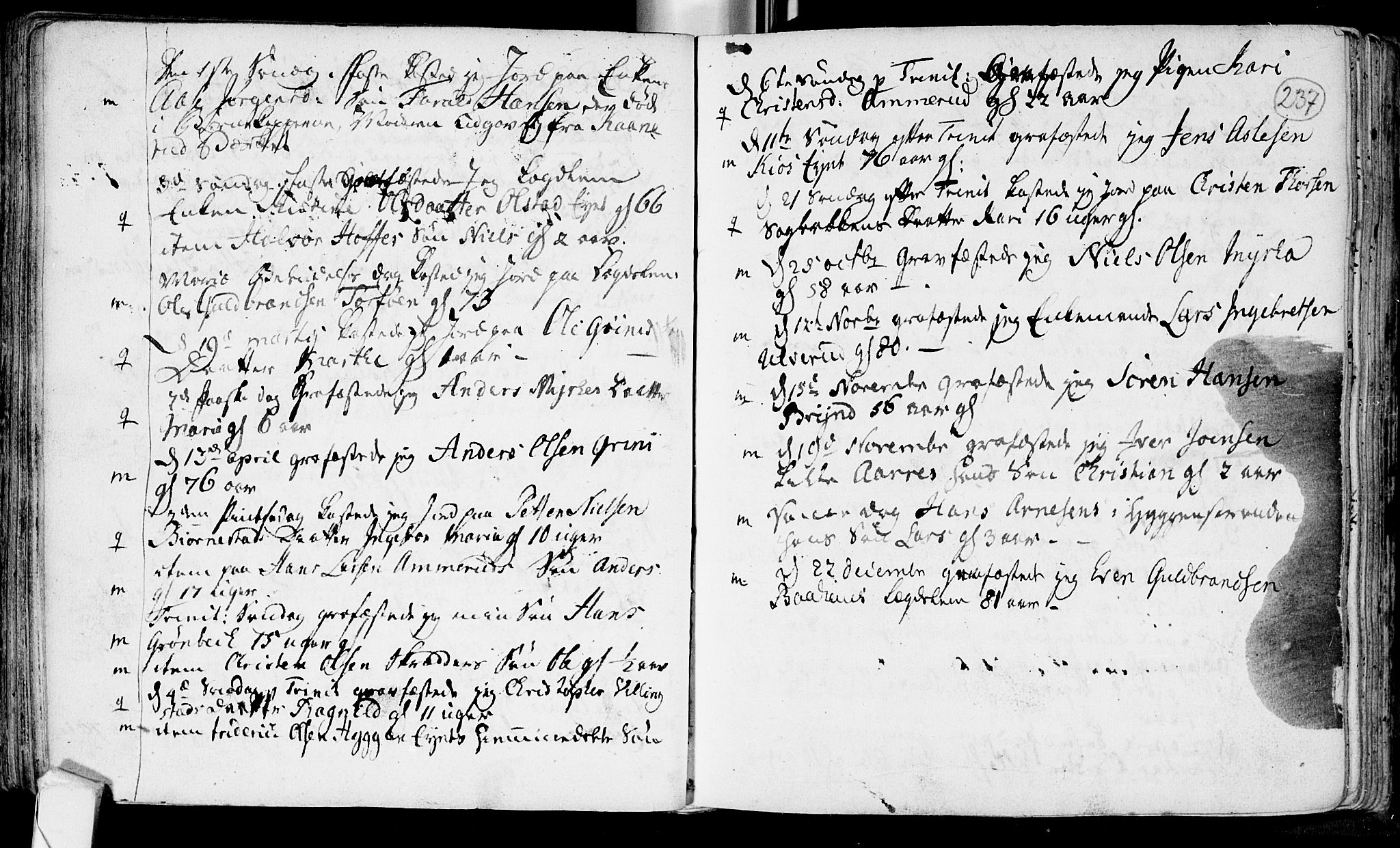 Røyken kirkebøker, AV/SAKO-A-241/F/Fa/L0002: Parish register (official) no. 2, 1731-1782, p. 237