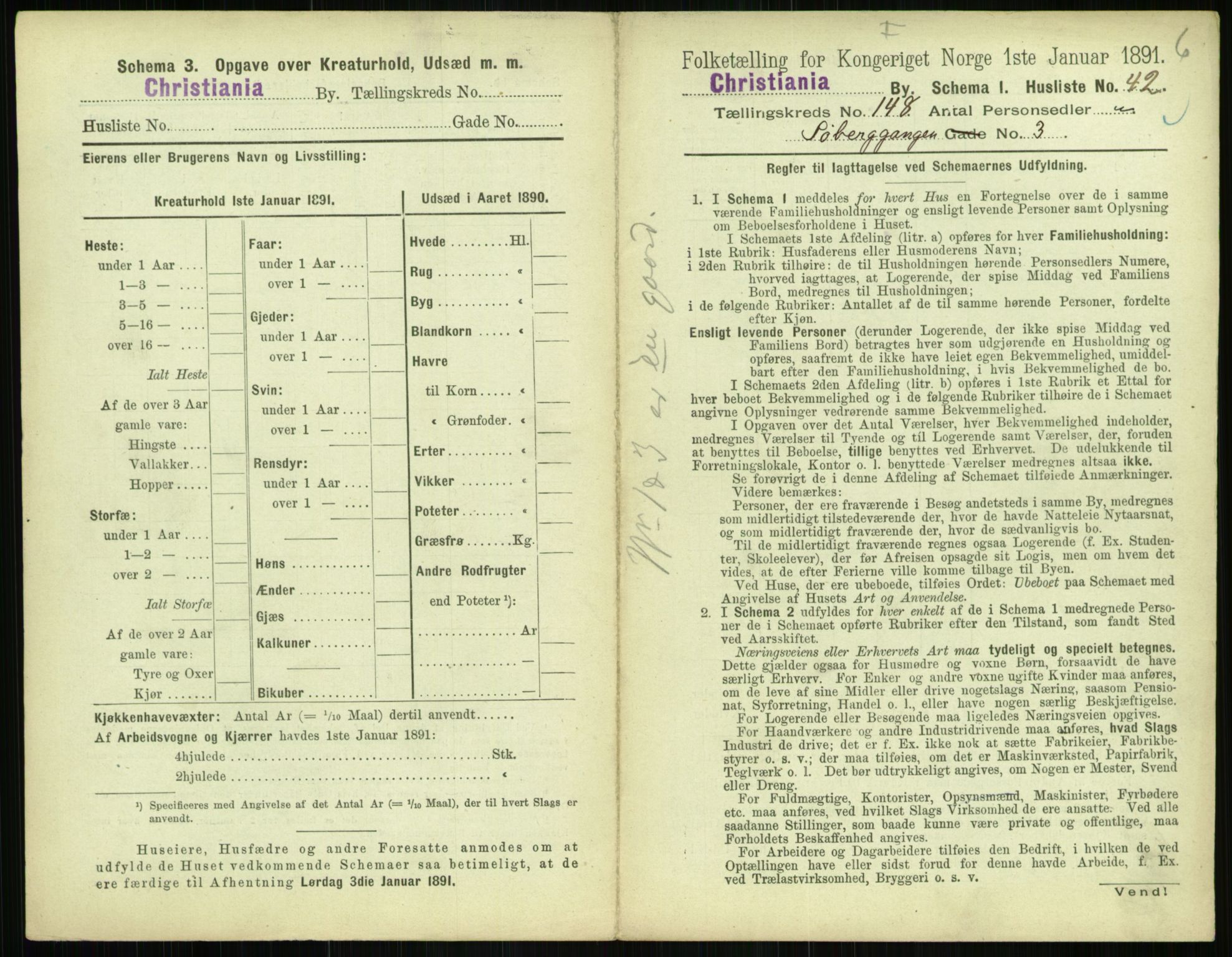 RA, 1891 census for 0301 Kristiania, 1891, p. 82372