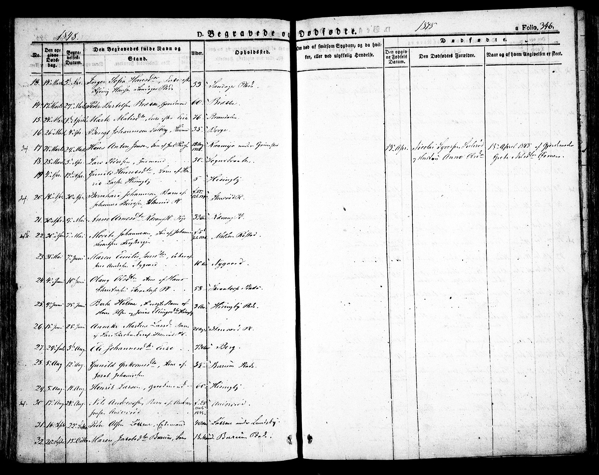 Råde prestekontor kirkebøker, SAO/A-2009/F/Fa/L0005: Parish register (official) no. 5, 1830-1853, p. 346