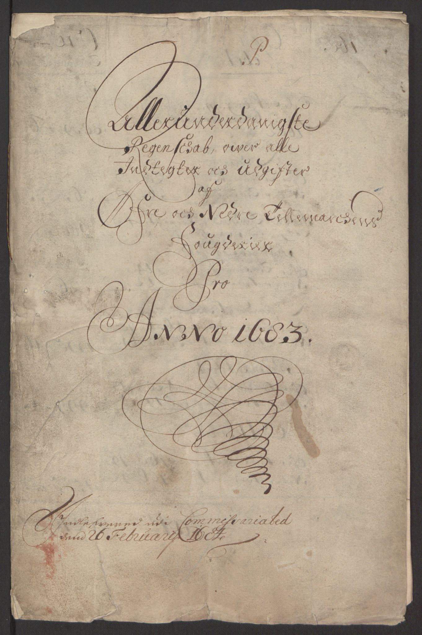 Rentekammeret inntil 1814, Reviderte regnskaper, Fogderegnskap, RA/EA-4092/R35/L2080: Fogderegnskap Øvre og Nedre Telemark, 1680-1684, p. 3