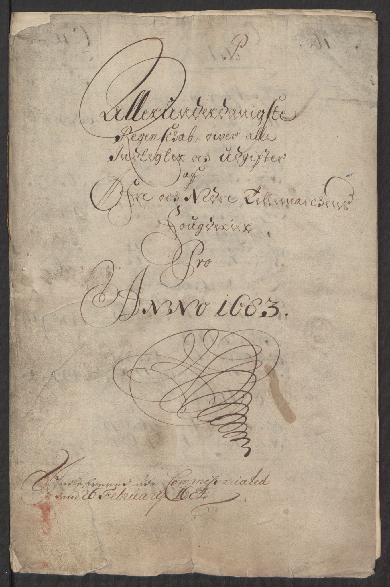 Rentekammeret inntil 1814, Reviderte regnskaper, Fogderegnskap, AV/RA-EA-4092/R35/L2080: Fogderegnskap Øvre og Nedre Telemark, 1680-1684, p. 3