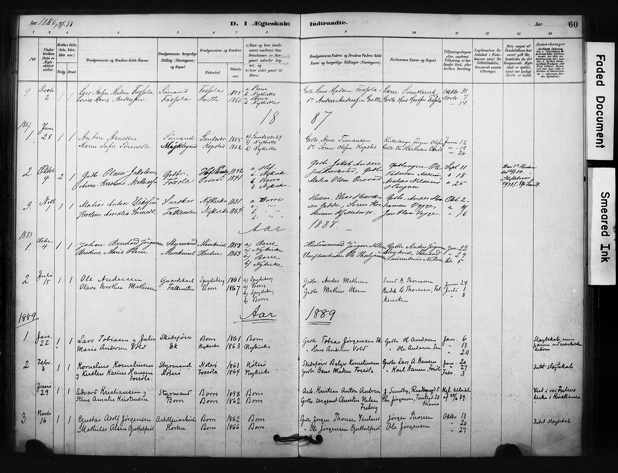 Borre kirkebøker, SAKO/A-338/F/Fc/L0001: Parish register (official) no. III 1, 1878-1896, p. 60