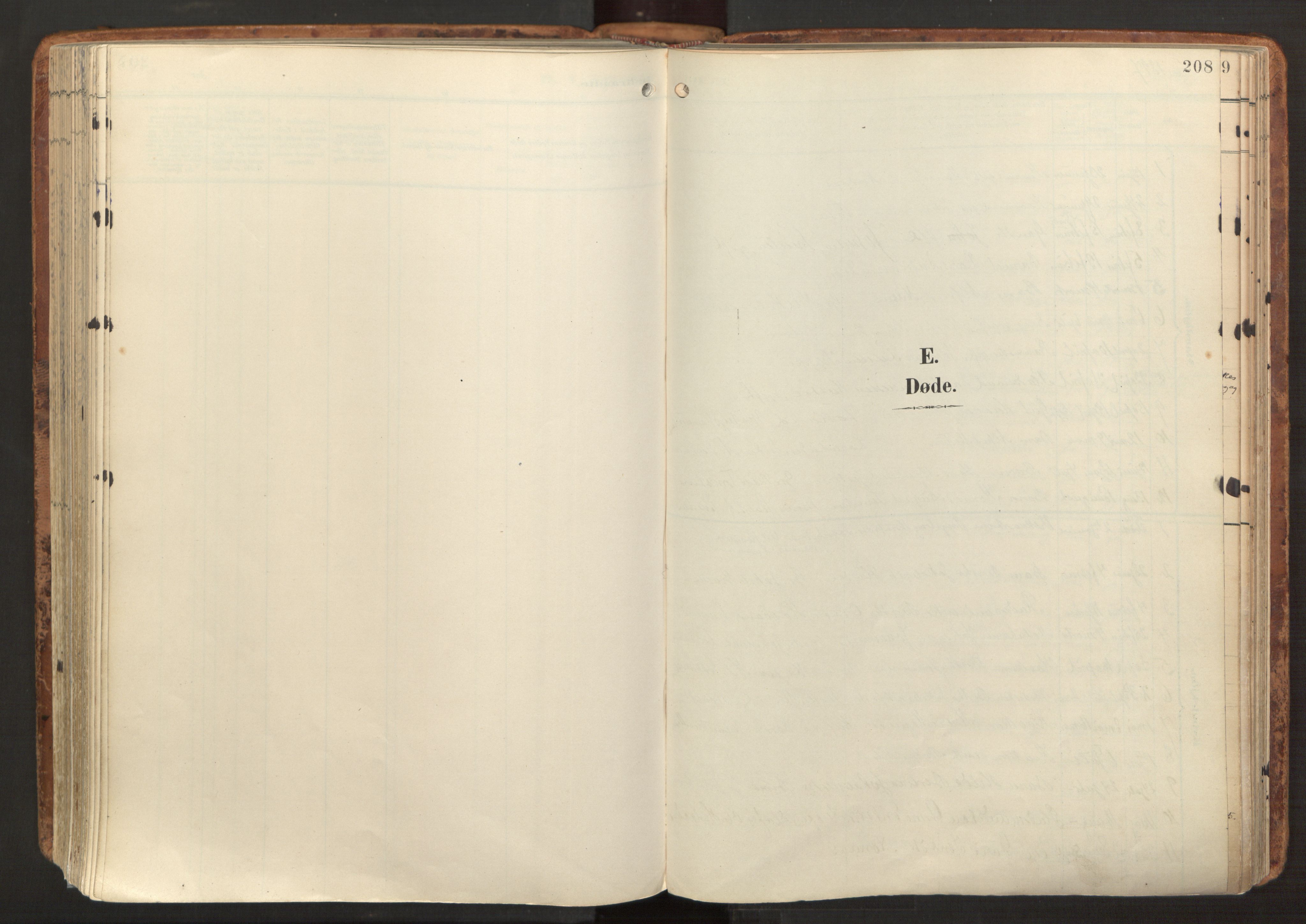 Hosanger sokneprestembete, AV/SAB-A-75801/H/Haa: Parish register (official) no. B 2, 1897-1923, p. 208