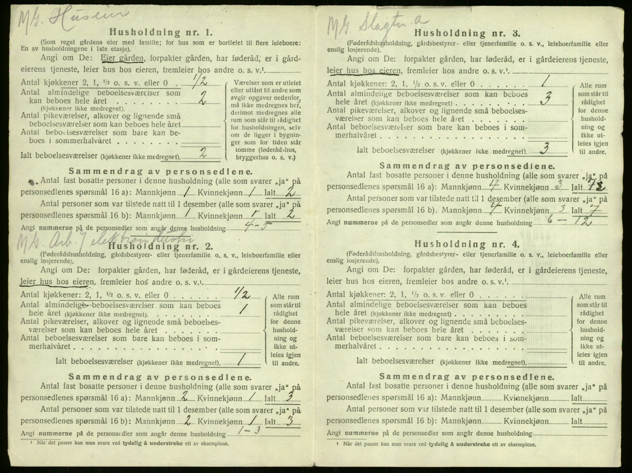 SAKO, 1920 census for Sandeherred, 1920, p. 2865