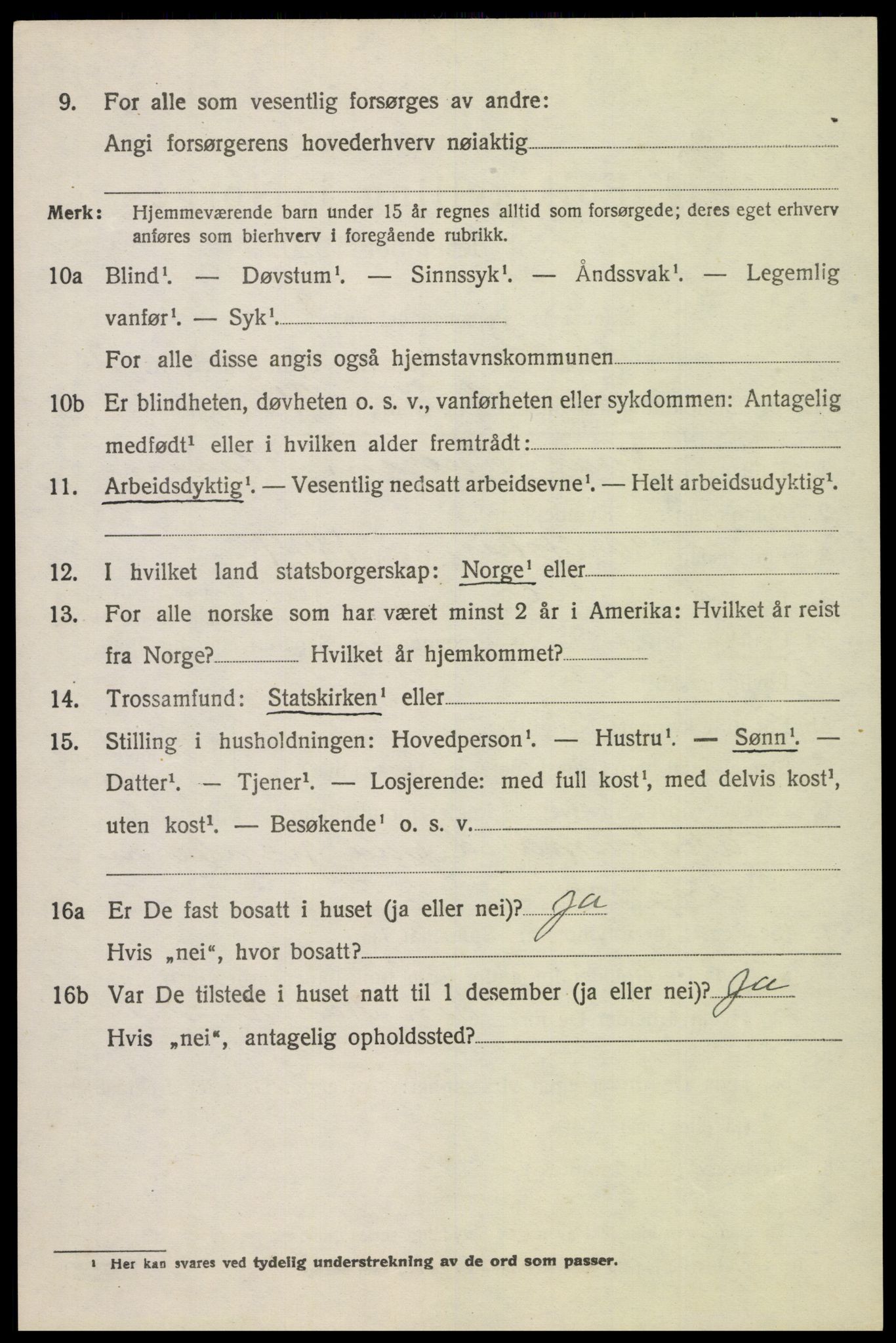 SAH, 1920 census for Sel, 1920, p. 2161