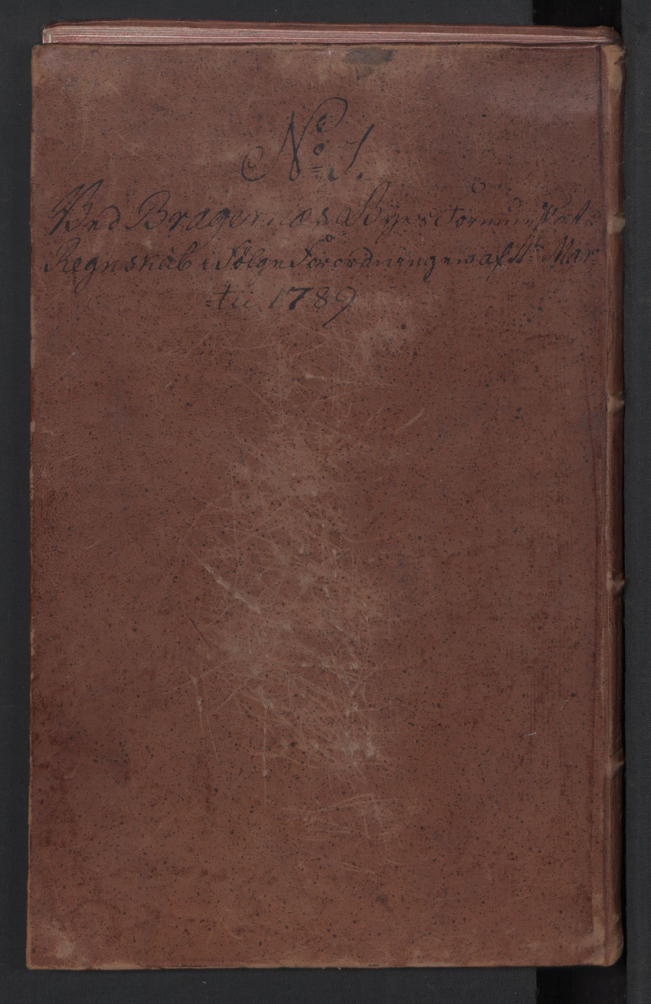 Rentekammeret inntil 1814, Reviderte regnskaper, Mindre regnskaper, RA/EA-4068/Rf/Rfe/L0004: Bragernes. Buskerud fogderi, 1789, p. 76