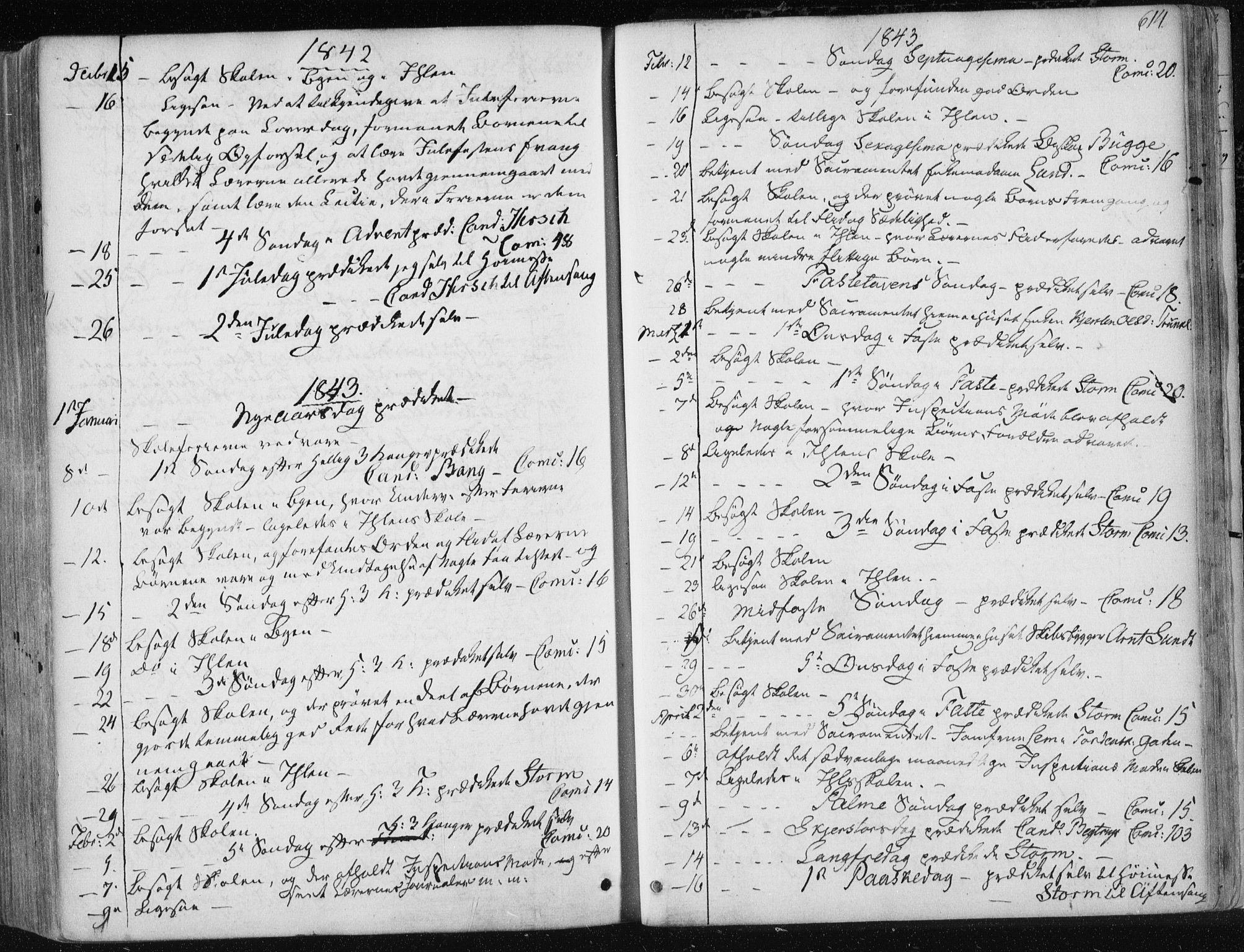 Ministerialprotokoller, klokkerbøker og fødselsregistre - Sør-Trøndelag, SAT/A-1456/601/L0049: Parish register (official) no. 601A17, 1839-1847, p. 614