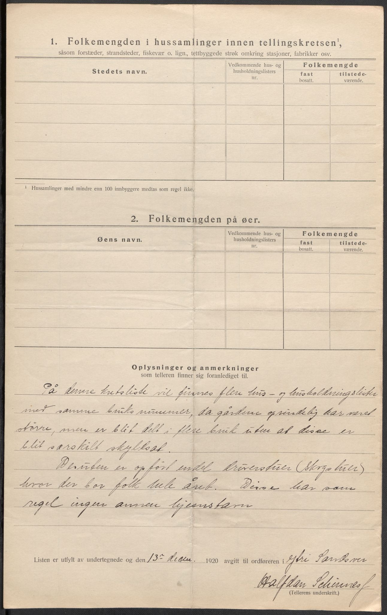 SAKO, 1920 census for Ytre Sandsvær, 1920, p. 25