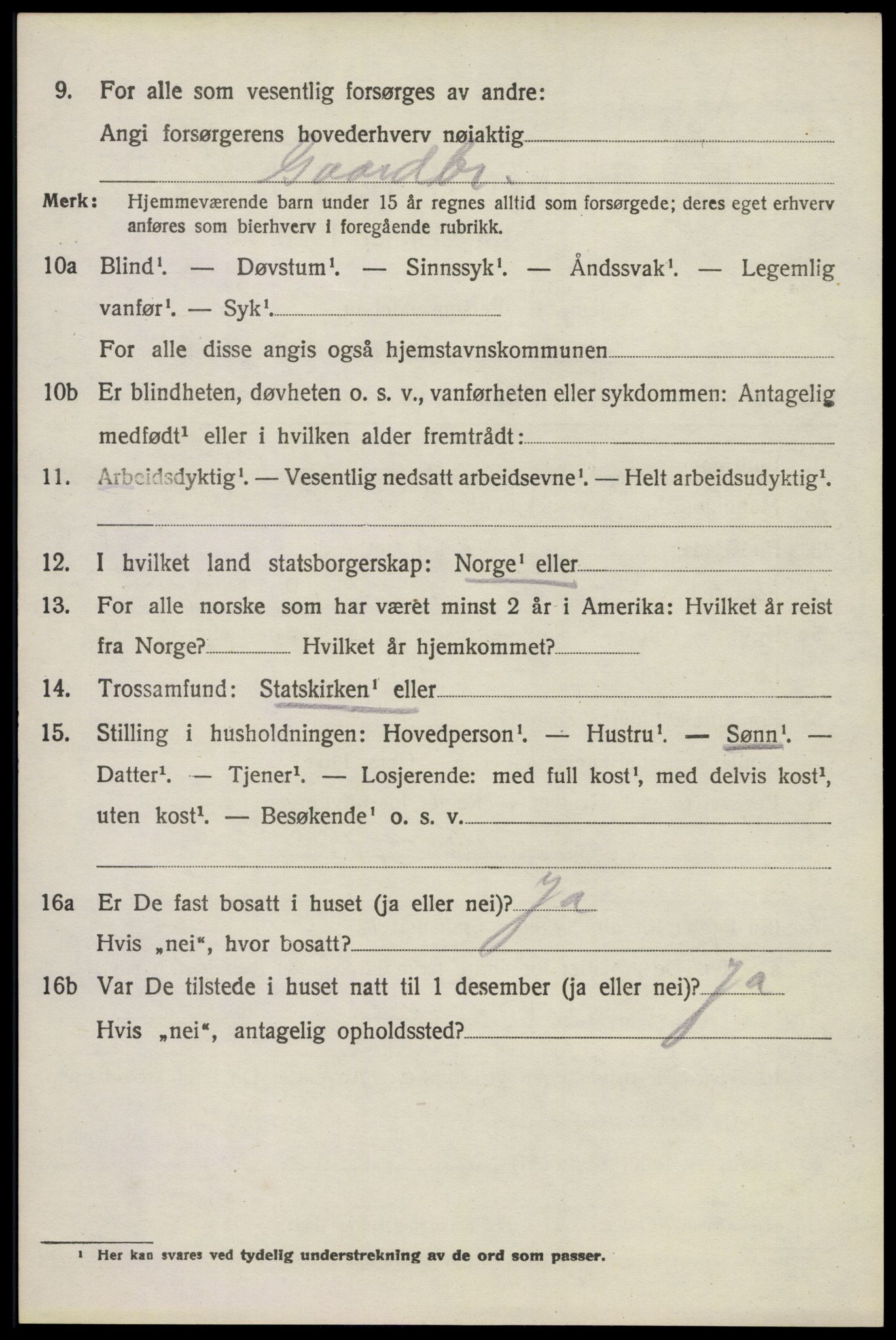 SAKO, 1920 census for Lardal, 1920, p. 5204