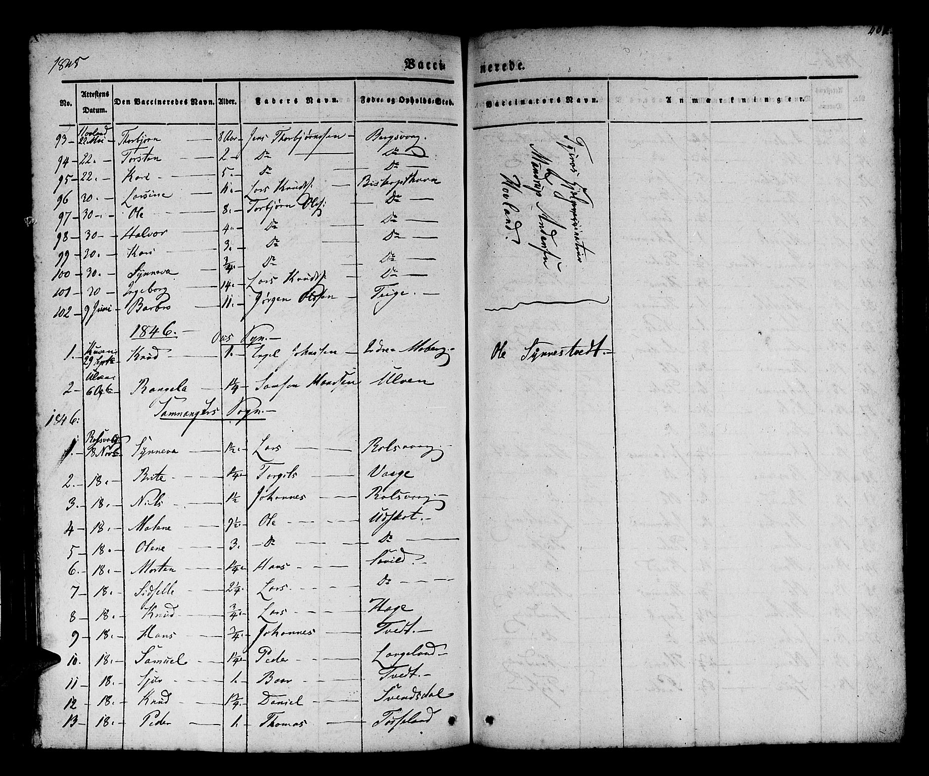 Os sokneprestembete, AV/SAB-A-99929: Parish register (official) no. A 15, 1839-1851, p. 402