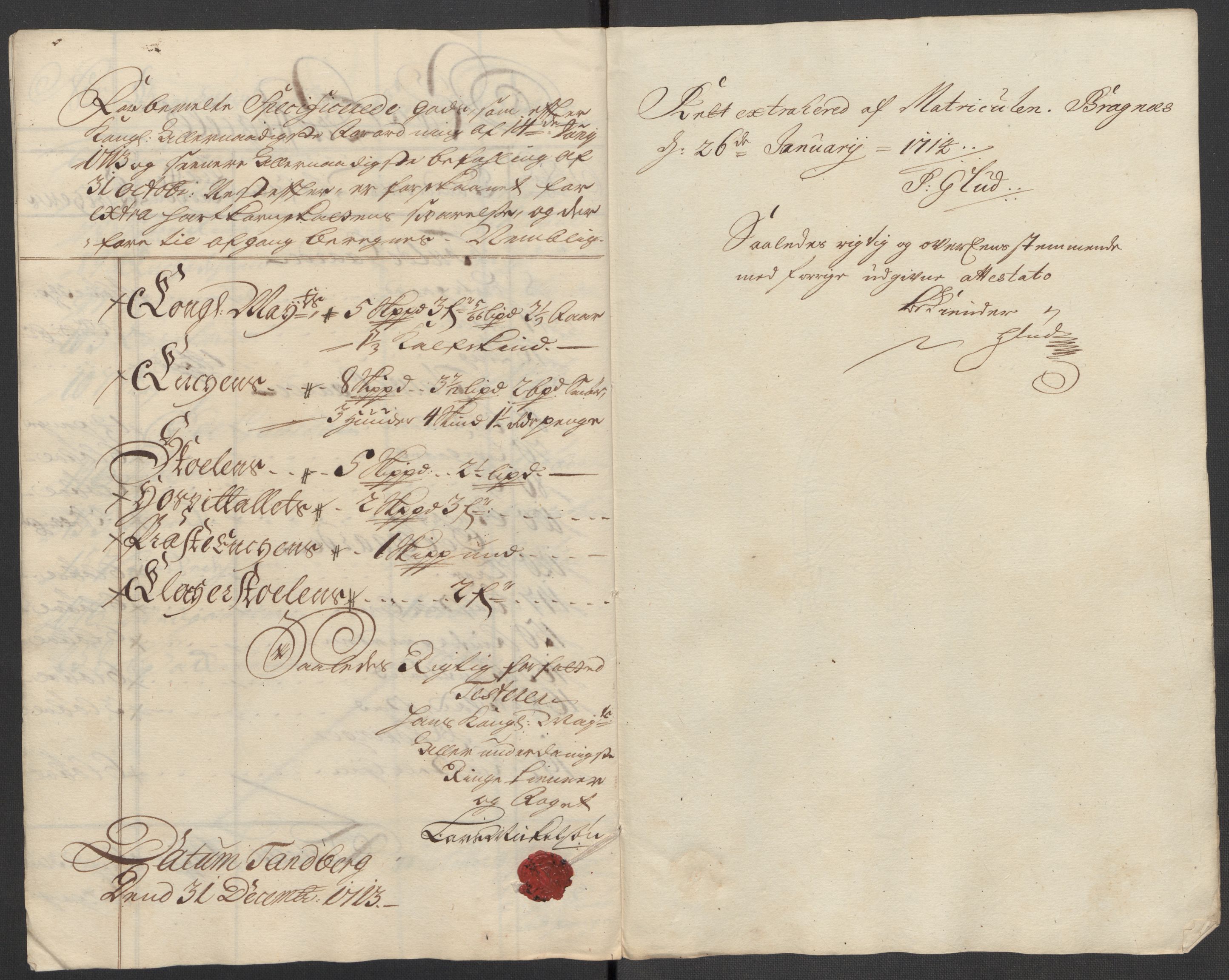 Rentekammeret inntil 1814, Reviderte regnskaper, Fogderegnskap, RA/EA-4092/R23/L1471: Fogderegnskap Ringerike og Hallingdal, 1713-1714, p. 171