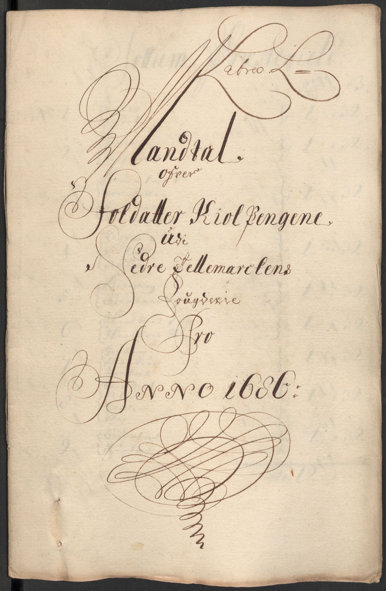 Rentekammeret inntil 1814, Reviderte regnskaper, Fogderegnskap, RA/EA-4092/R35/L2083: Fogderegnskap Øvre og Nedre Telemark, 1686, p. 295