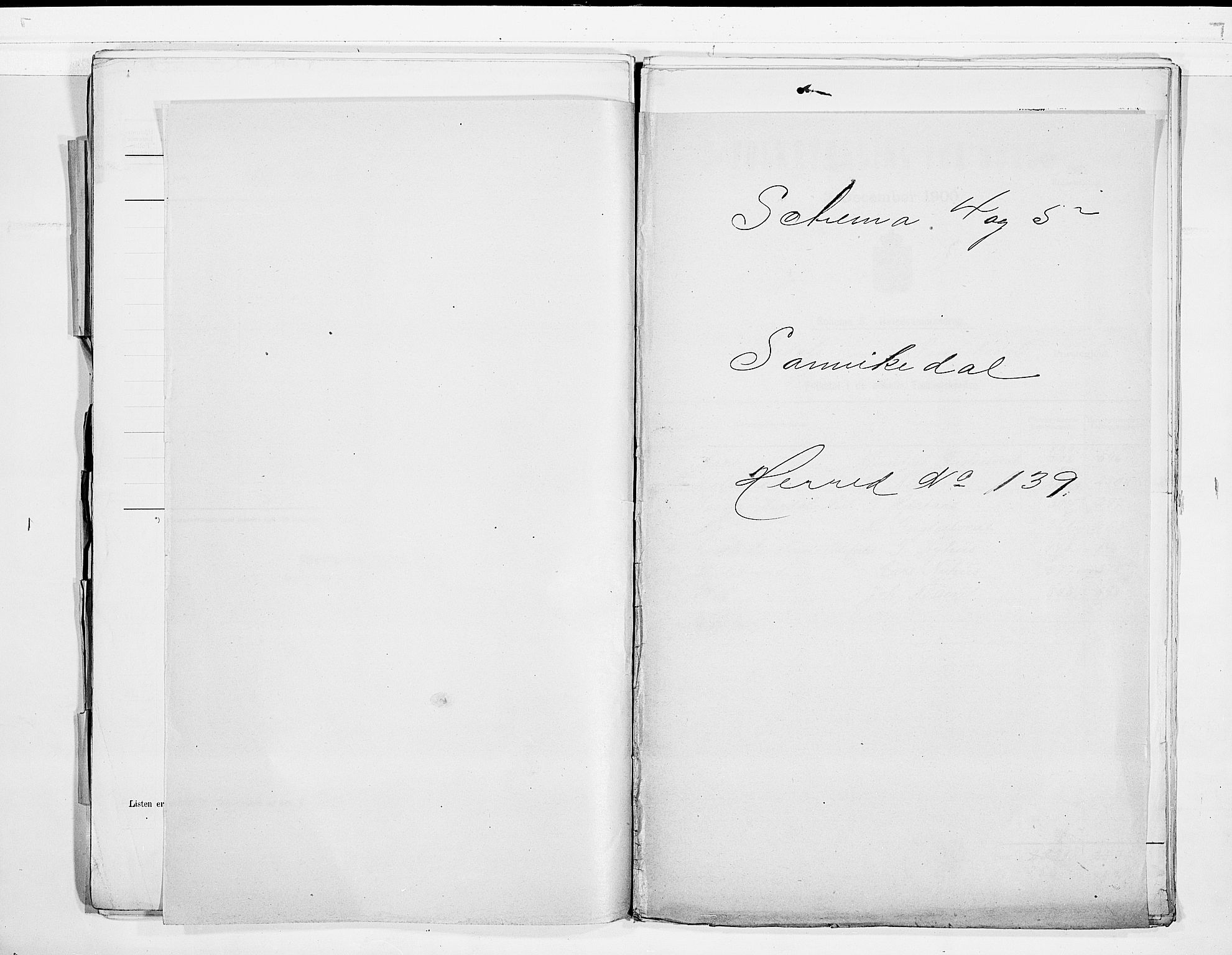 SAKO, 1900 census for Sannidal, 1900, p. 1