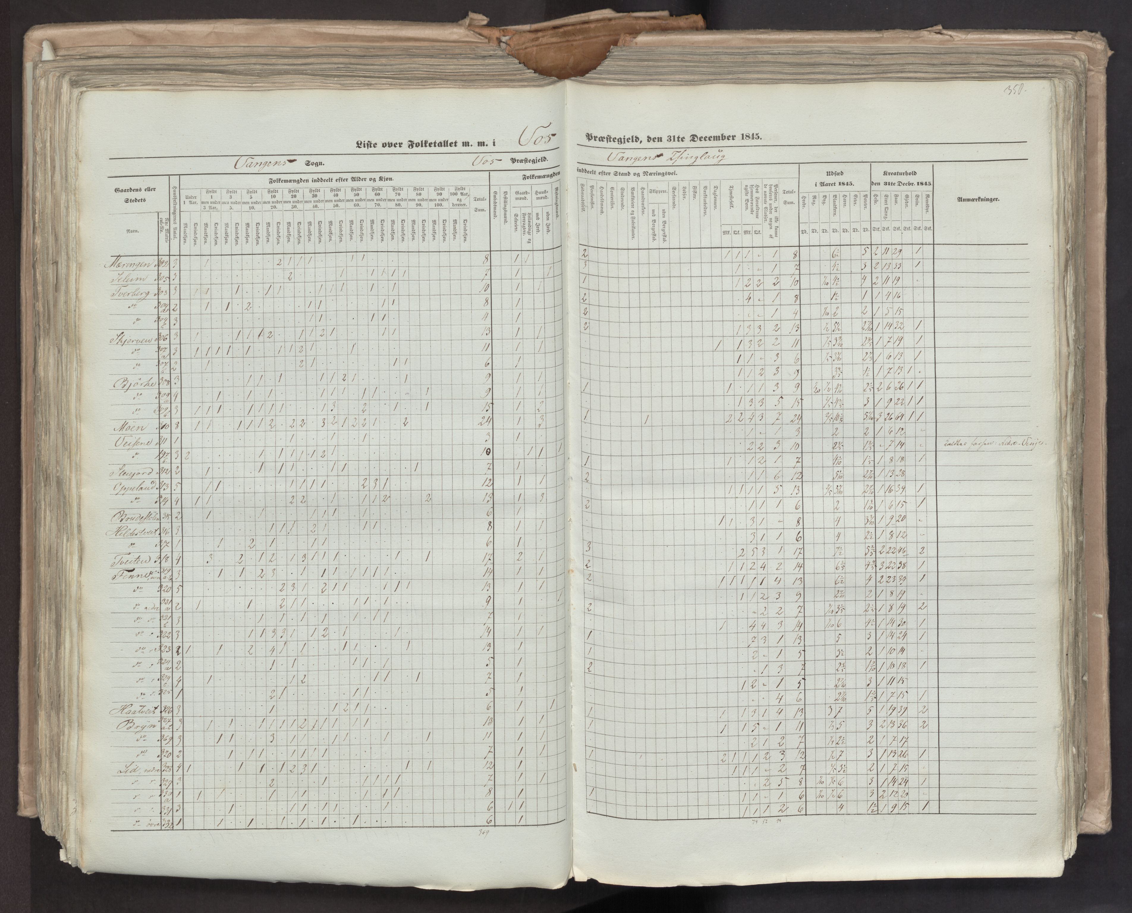 RA, Census 1845, vol. 7: Søndre Bergenhus amt og Nordre Bergenhus amt, 1845, p. 358