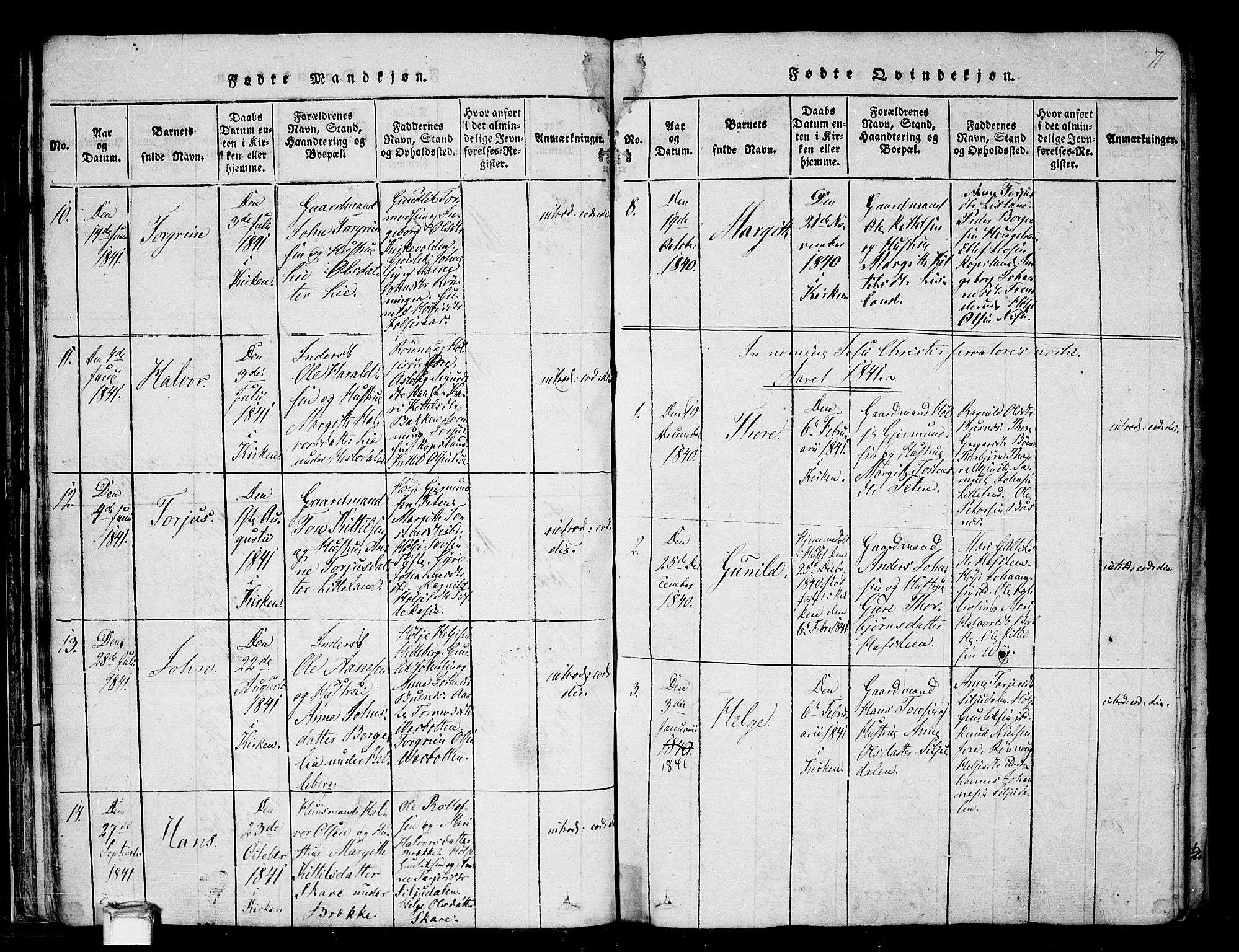 Gransherad kirkebøker, SAKO/A-267/F/Fa/L0001: Parish register (official) no. I 1, 1815-1843, p. 71