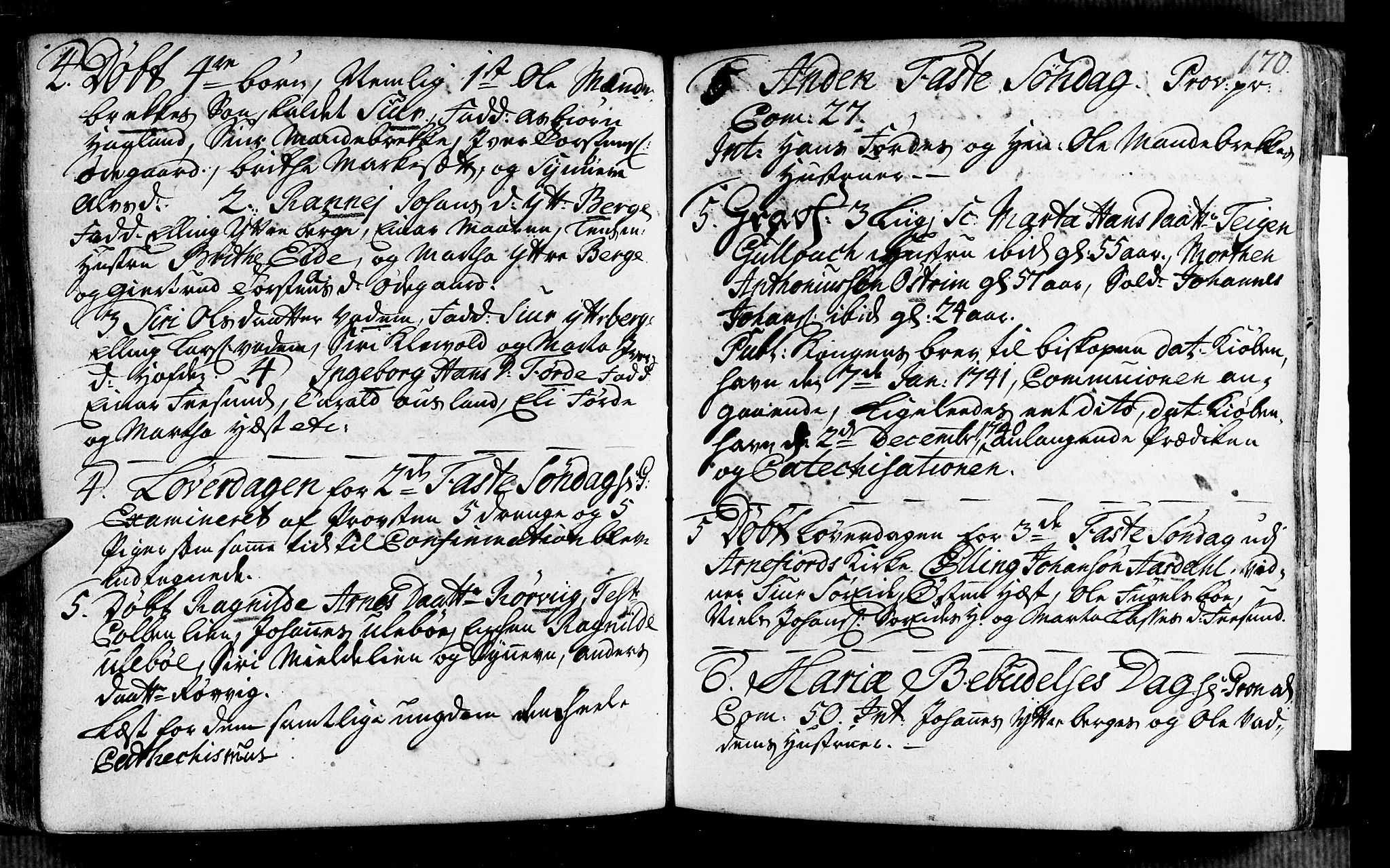 Vik sokneprestembete, AV/SAB-A-81501/H/Haa/Haaa/L0002: Parish register (official) no. A 2 / 3, 1740-1755, p. 170