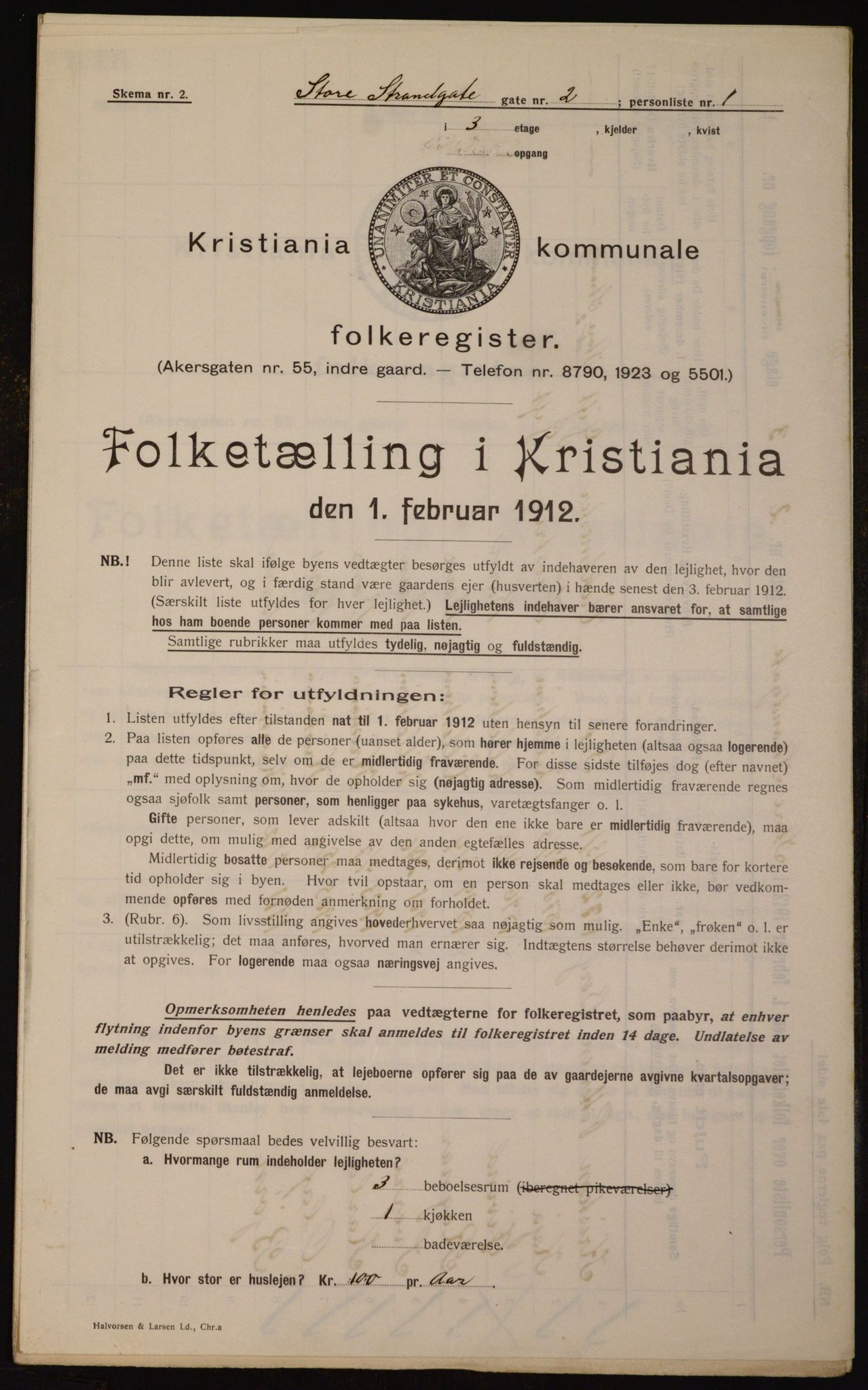 OBA, Municipal Census 1912 for Kristiania, 1912, p. 102905