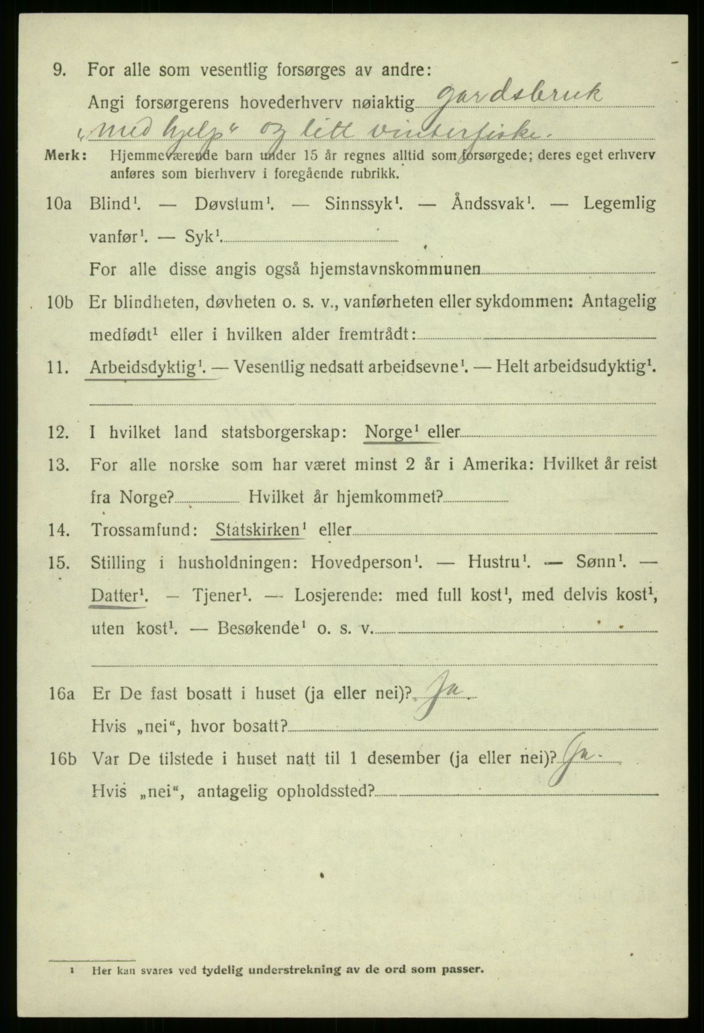 SAB, 1920 census for Eid, 1920, p. 2013